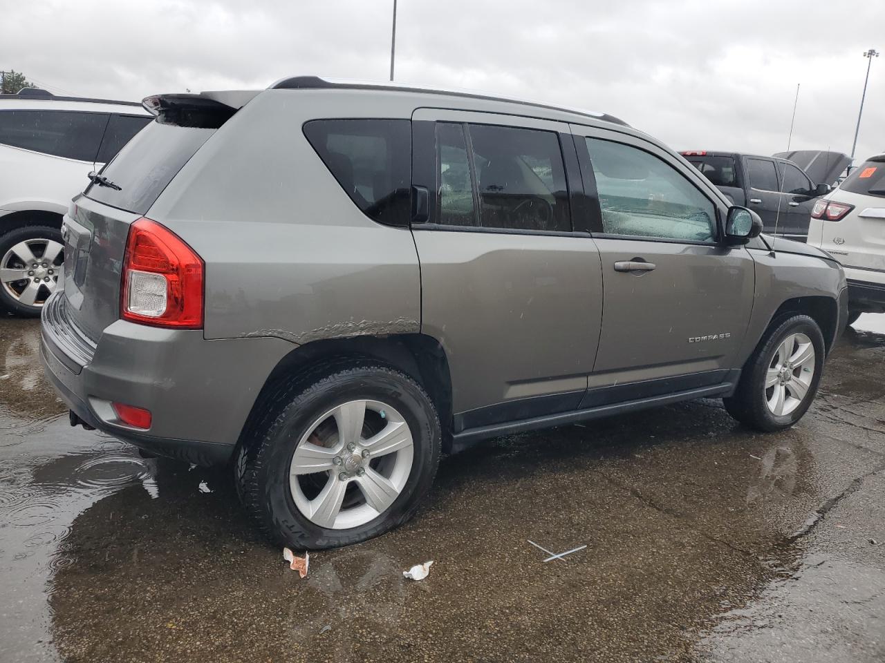 2012 Jeep Compass Sport Gray vin: 1C4NJDBB3CD523017