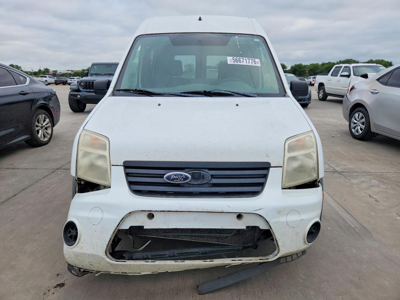 2012 Ford Transit Connect Xlt White vin: NM0LS6BN9CT091952