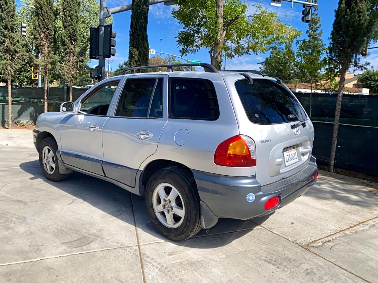 2001 Hyundai Santa Fe Gl Silver vin: KM8SC83D01U126863