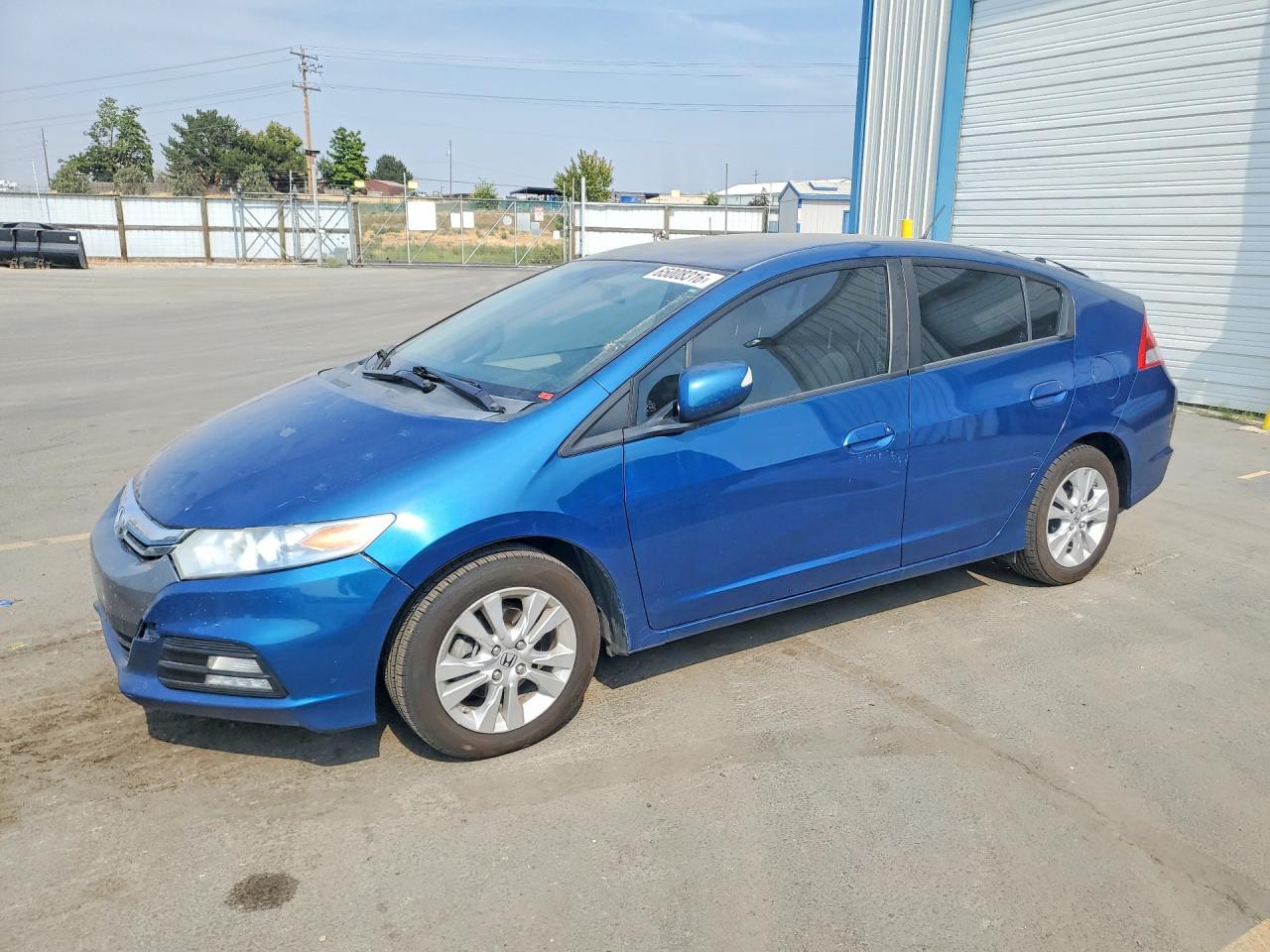 2012 Honda Insight Ex Blue vin: JHMZE2H79CS003752