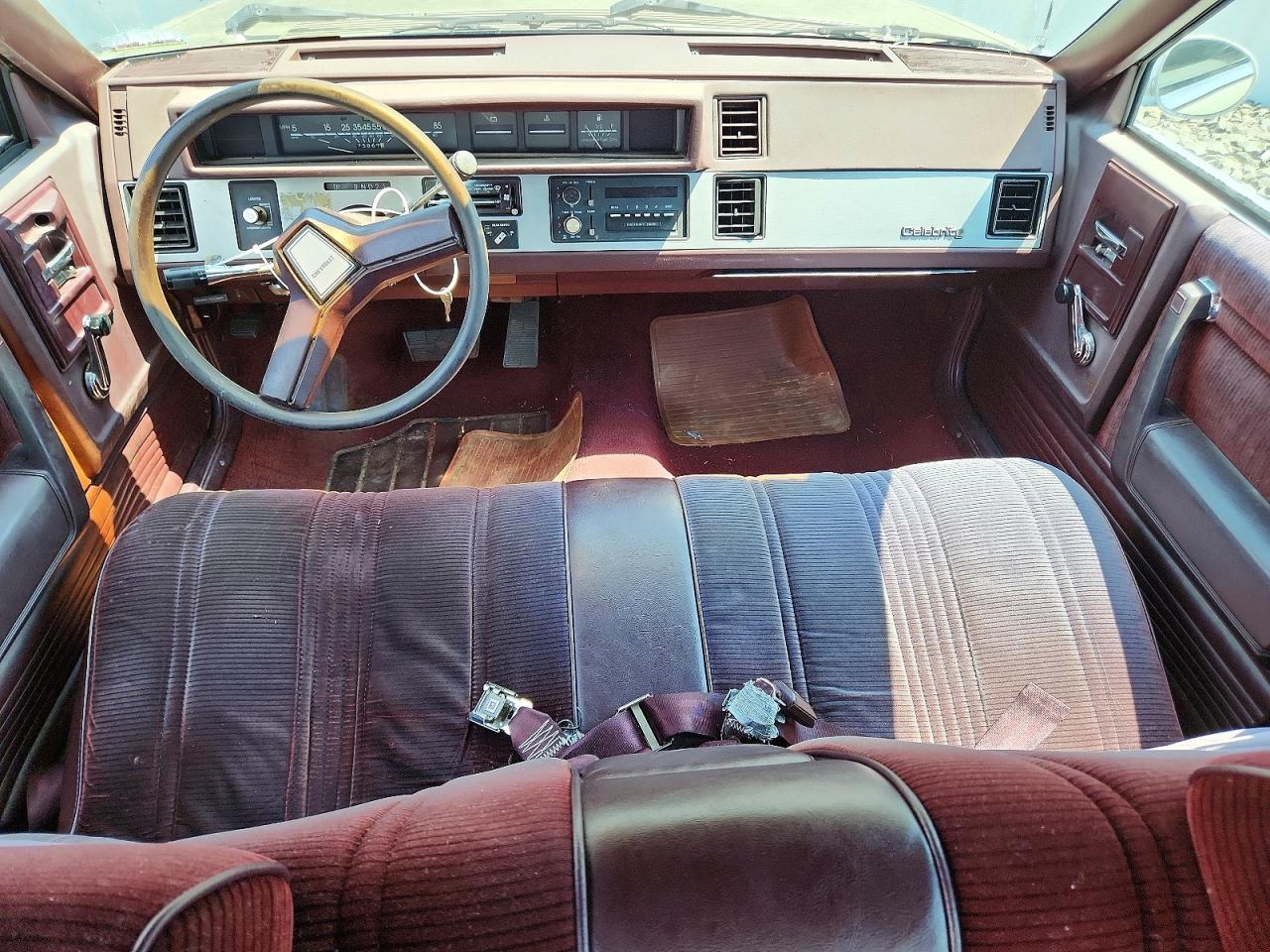 1986 Chevrolet Celebrity Silver vin: 2G1AW19R9G1210582
