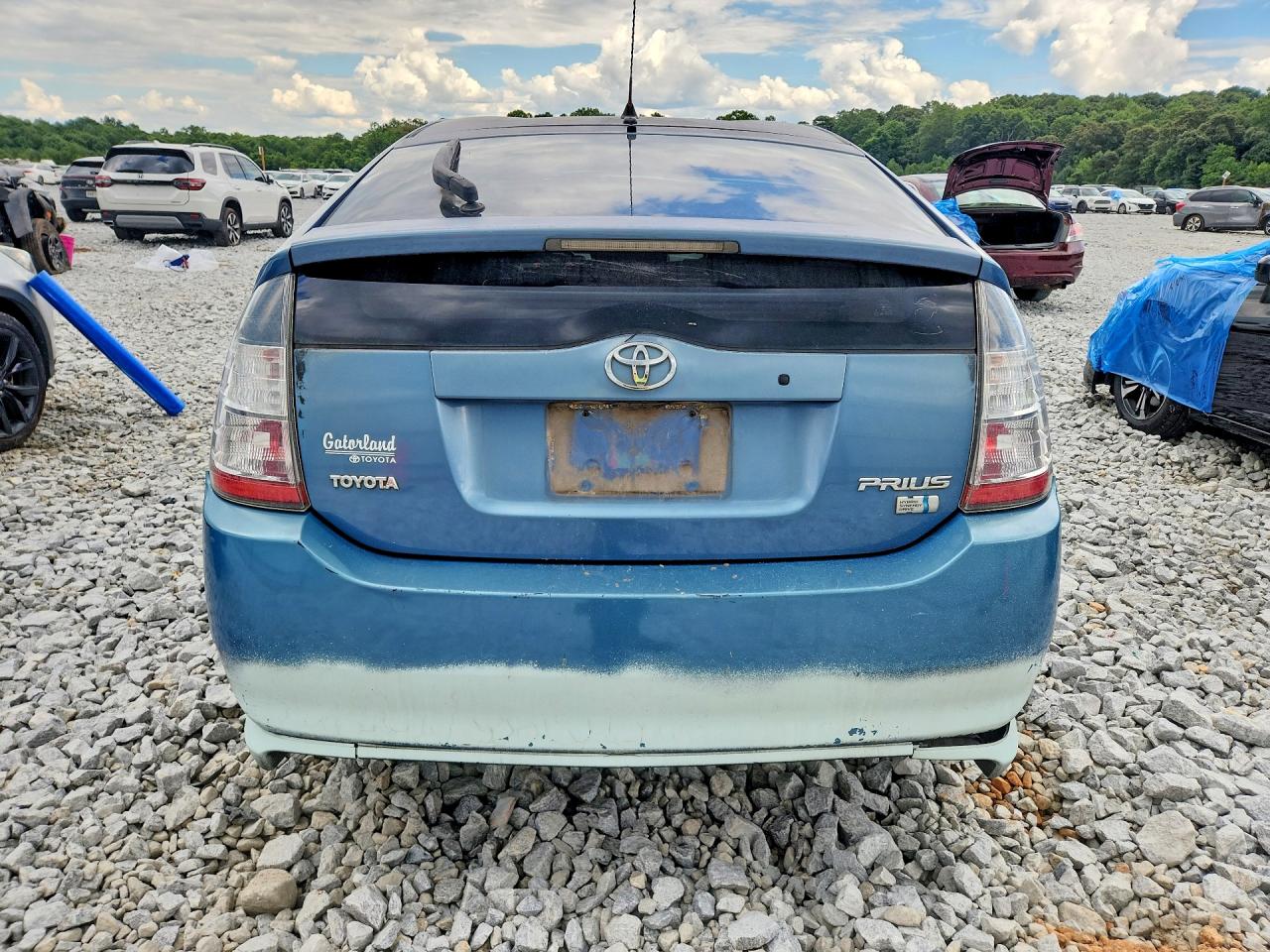 2005 Toyota Prius Base Blue vin: JTDKB20U053045723