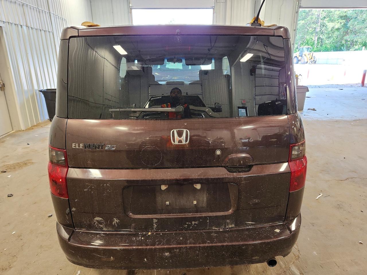 2008 Honda Element Sc Burgundy vin: 5J6YH18928L009260