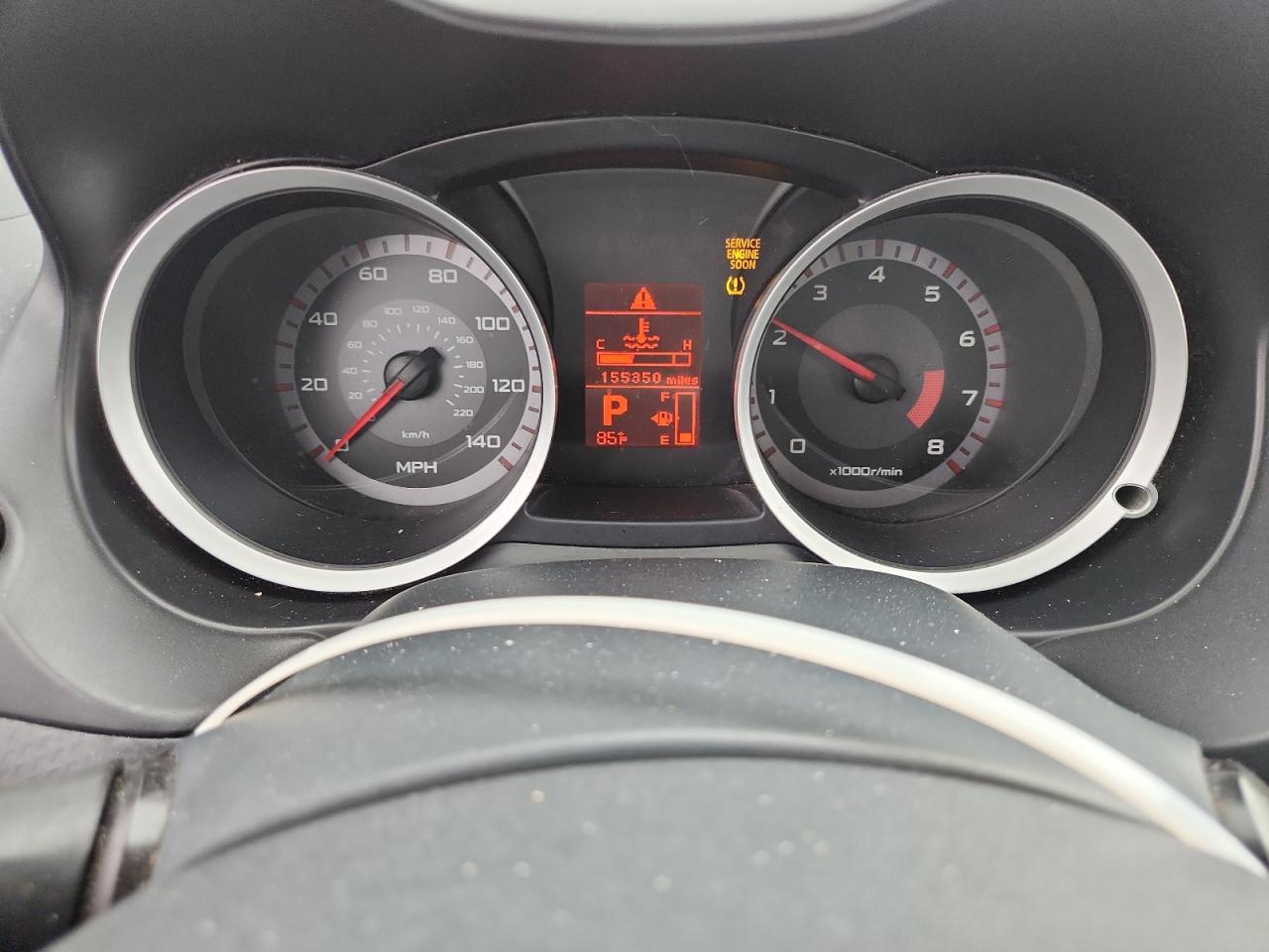 2008 Mitsubishi Lancer De Red vin: JA3AU16U58U012933
