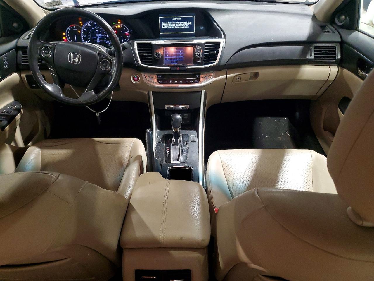 2013 Honda Accord Exl White vin: 1HGCR2F87DA176363