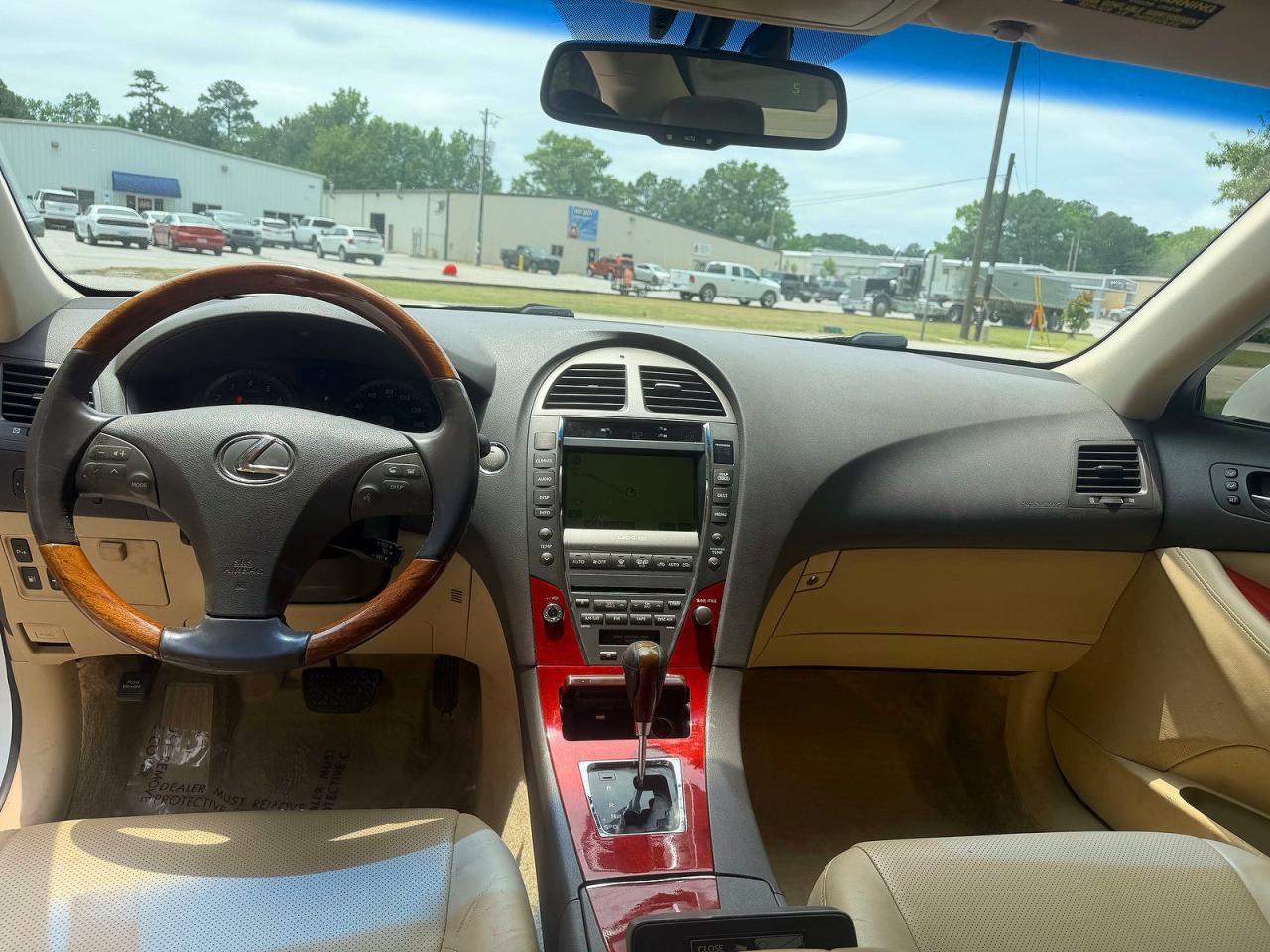 2008 Lexus Es 350 White vin: JTHBJ46G582224722