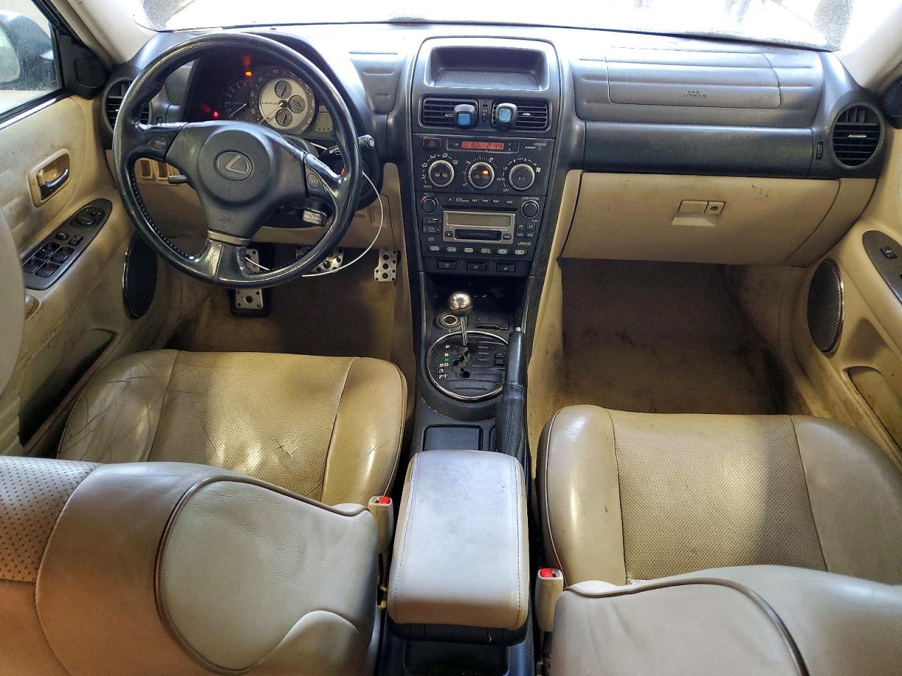 2002 Lexus Is 300 Base Черный vin: JTHBD192520048926