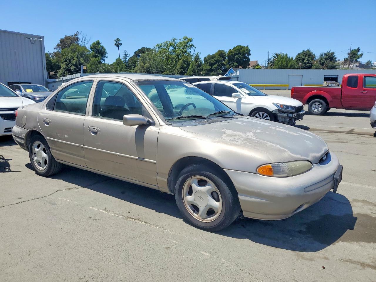 1996 Ford Contour Gl Silver vin: 1FALP6537TK240398