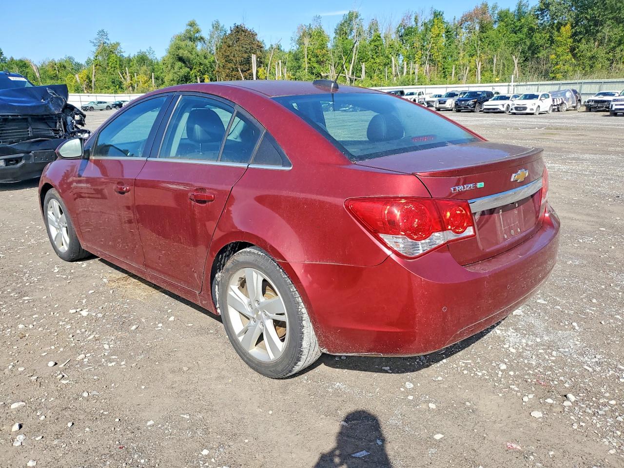 2015 Chevrolet Cruze Red vin: 1G1P75SZ9F7148286