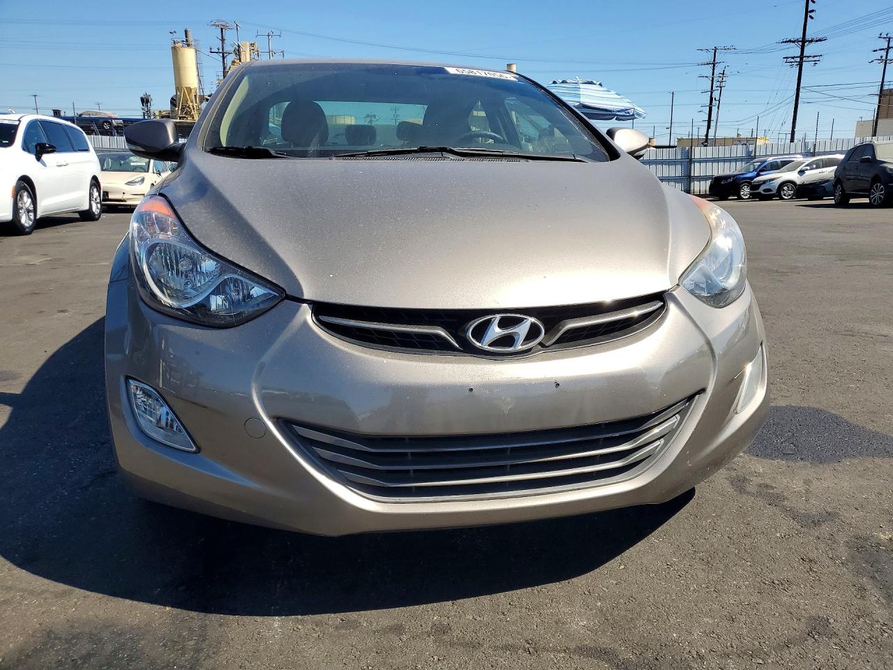 2013 Hyundai Elantra Limited Gray vin: 5NPDH4AE3DH227610