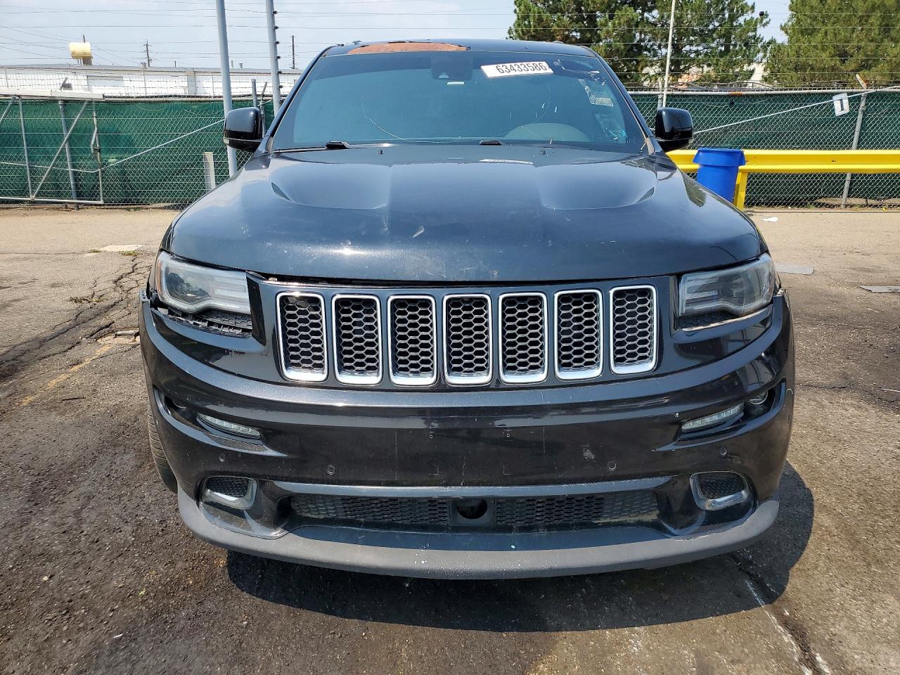 2015 Jeep Grand Cherokee Srt-8 Black vin: 1C4RJFDJ3FC787446