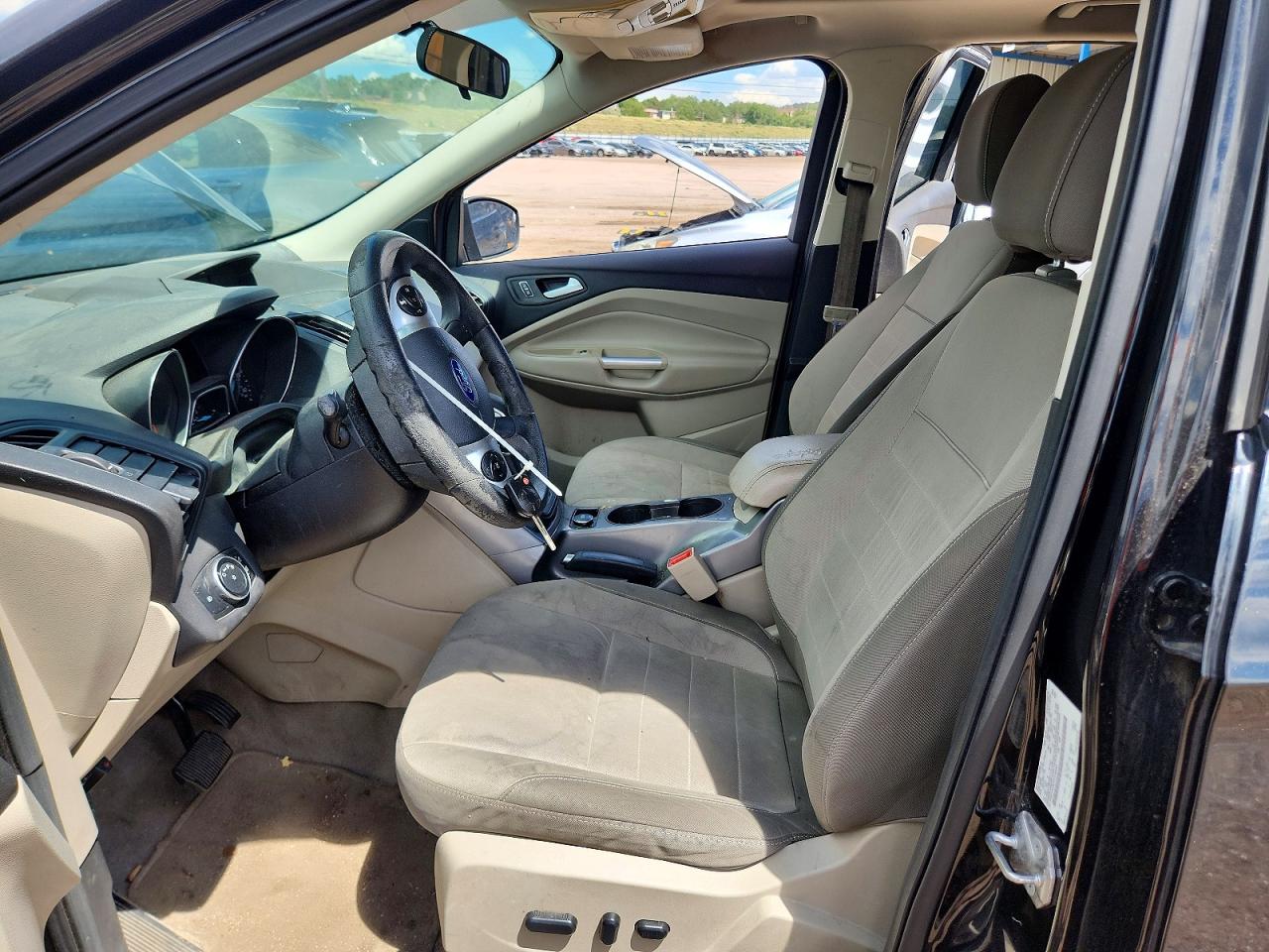 2015 Ford Escape Se Black vin: 1FMCU0G91FUC80093