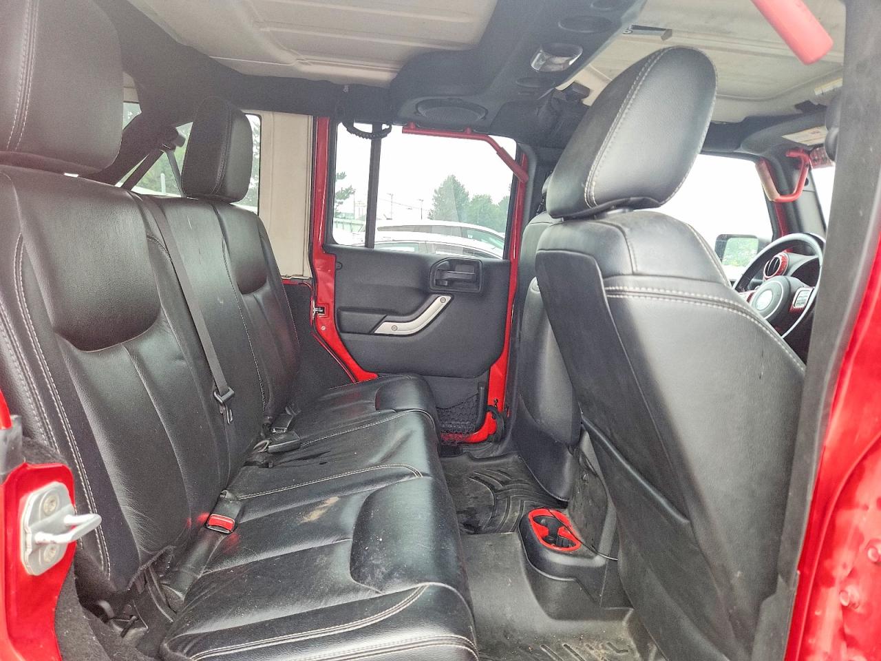 2014 Jeep Wrangler Unlimited Sahara Красный vin: 1C4BJWEG0EL128355