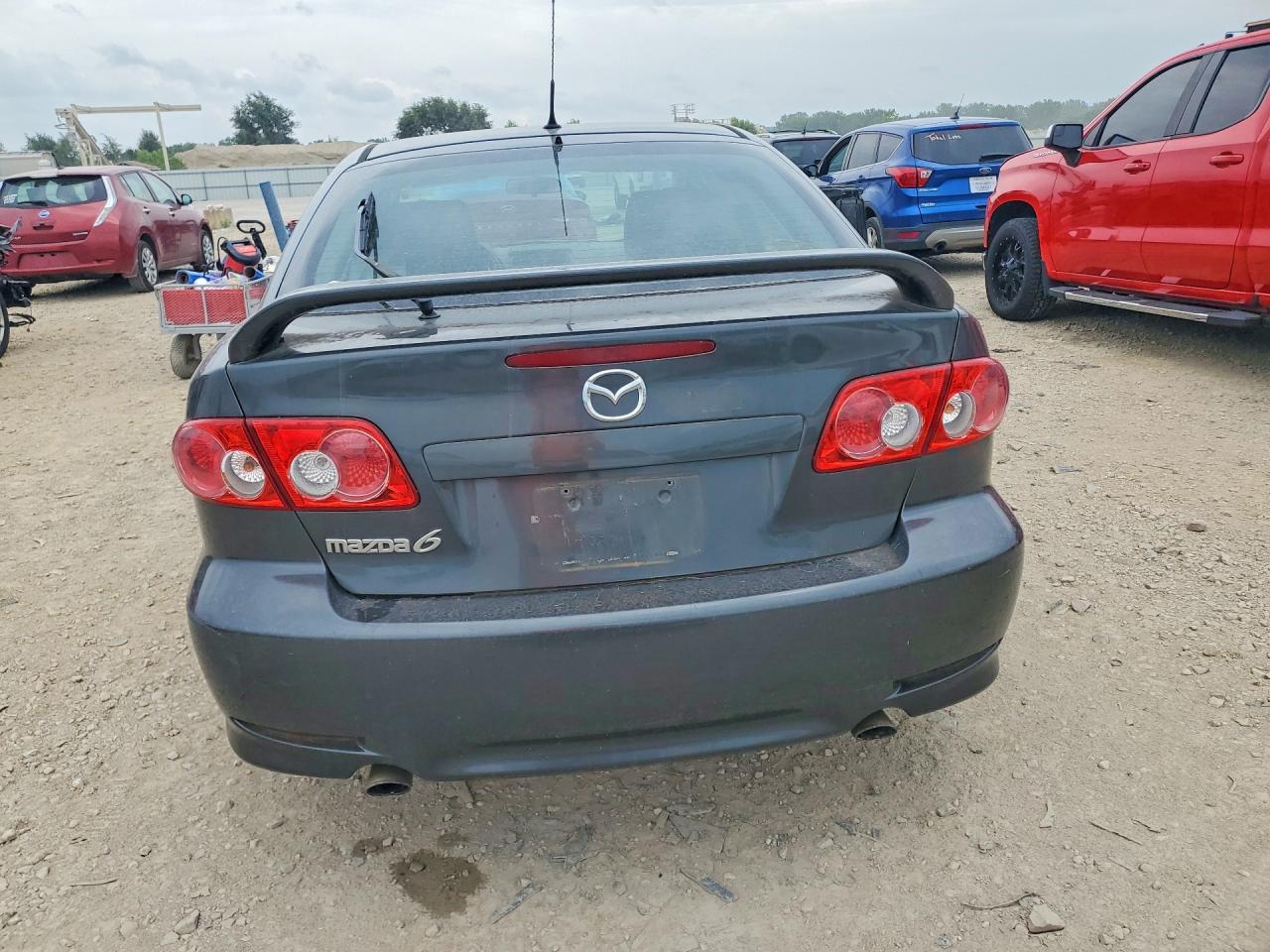2005 Mazda 6 S Серый vin: 1YVHP84D455M12467