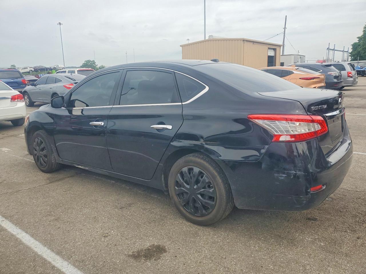2015 Nissan Sentra Sv Черный vin: 3N1AB7AP1FY265627