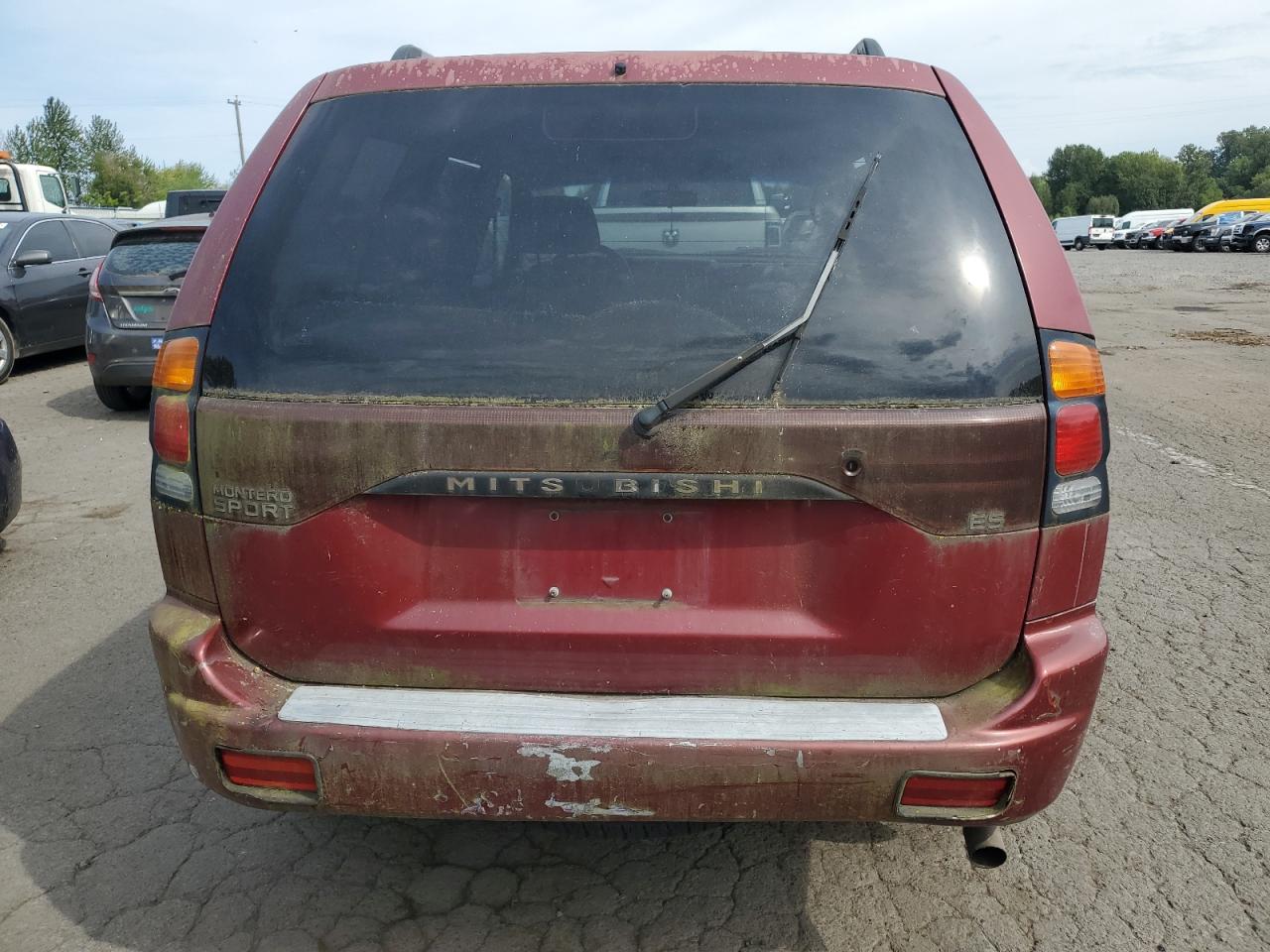 2002 Mitsubishi Montero Sport Es Burgundy vin: JA4LS21H52J042453