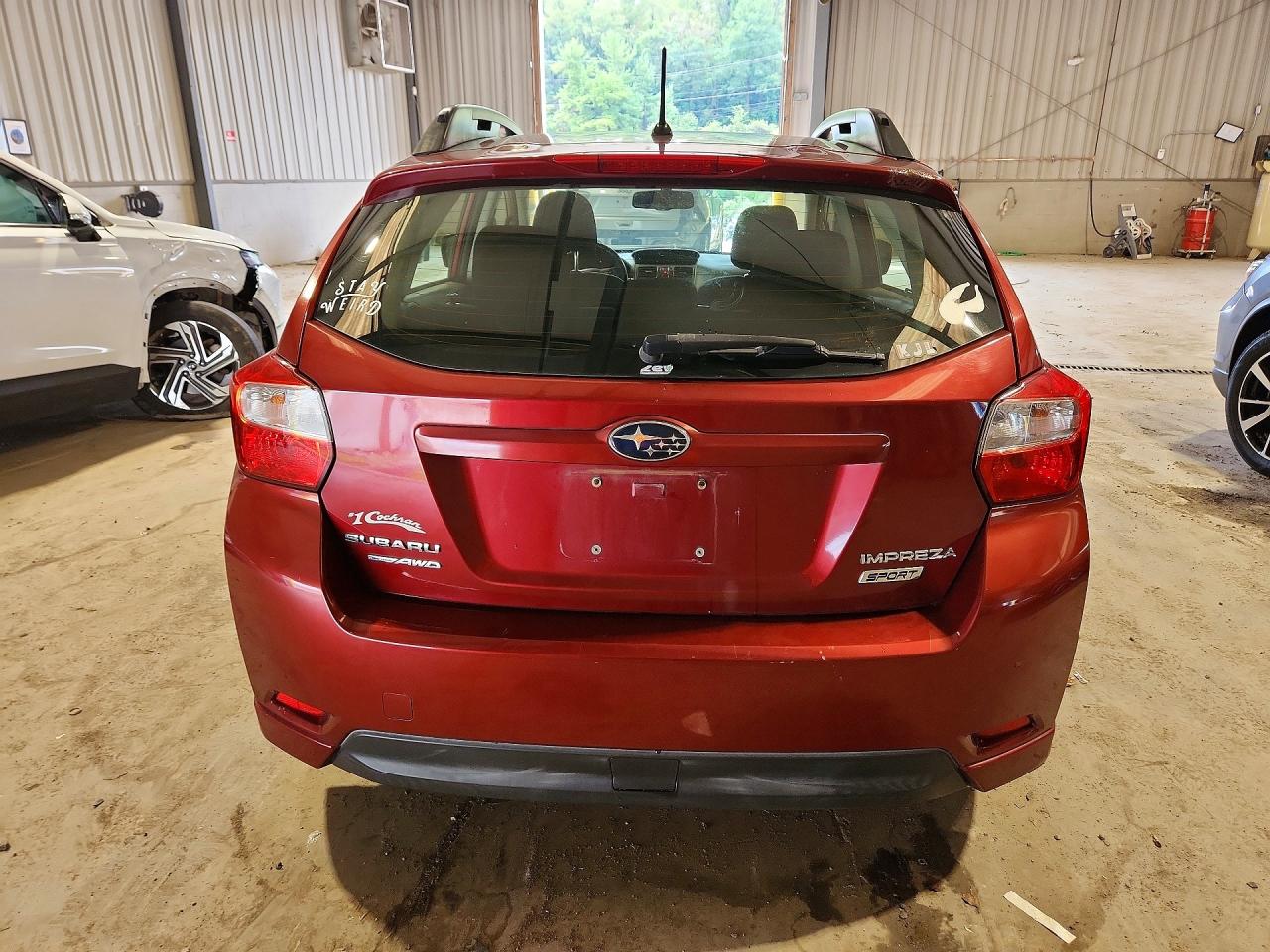 2012 Subaru Impreza Sport Premium Maroon vin: JF1GPAL67CH247320