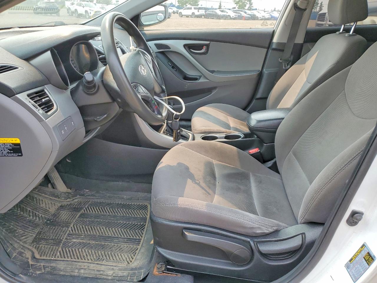 2014 Hyundai Elantra Se White vin: 5NPDH4AE7EH518970