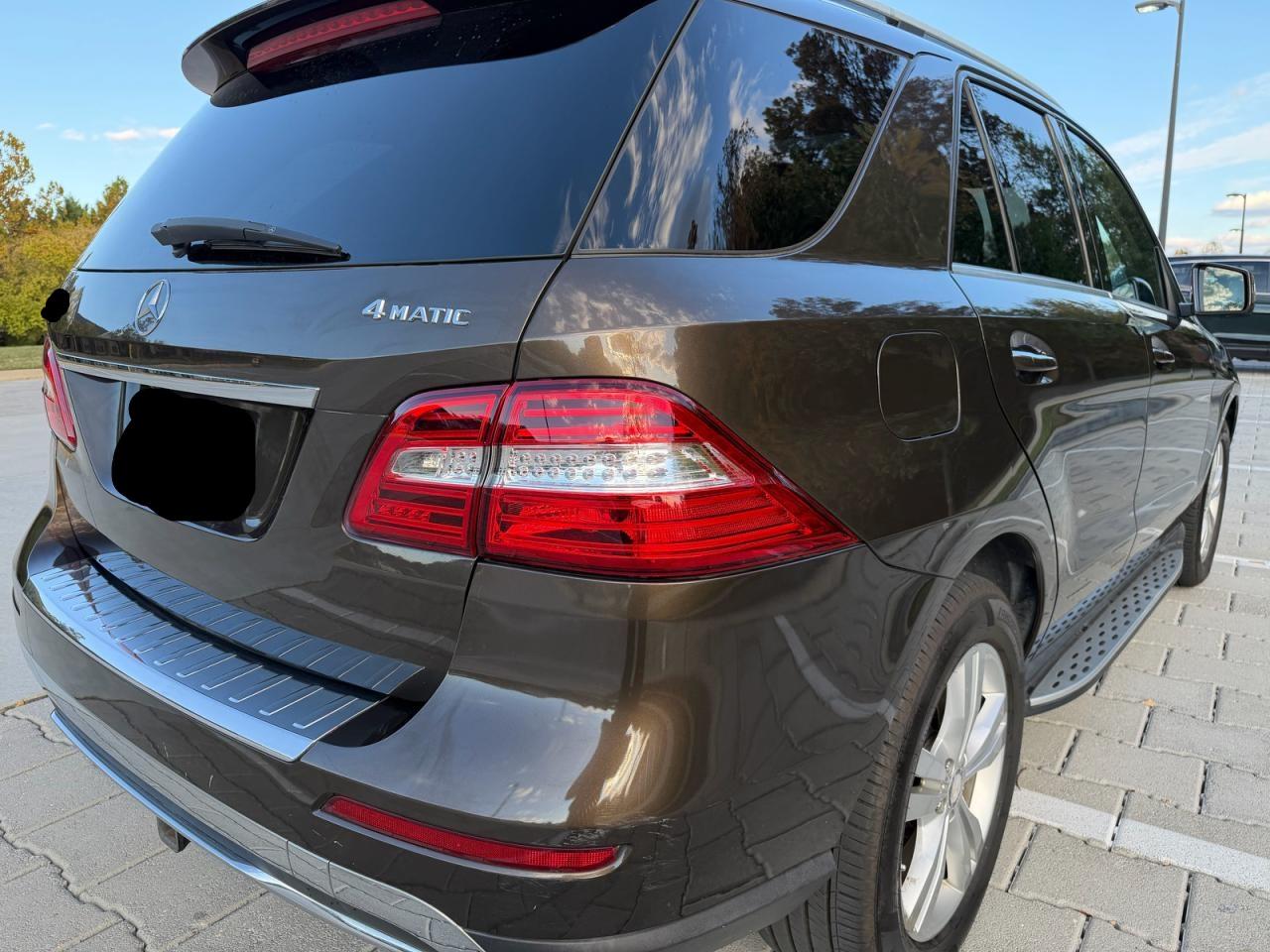 2012 Mercedes-benz Ml 350 4matic Brown vin: 4JGDA5HB2CA026708