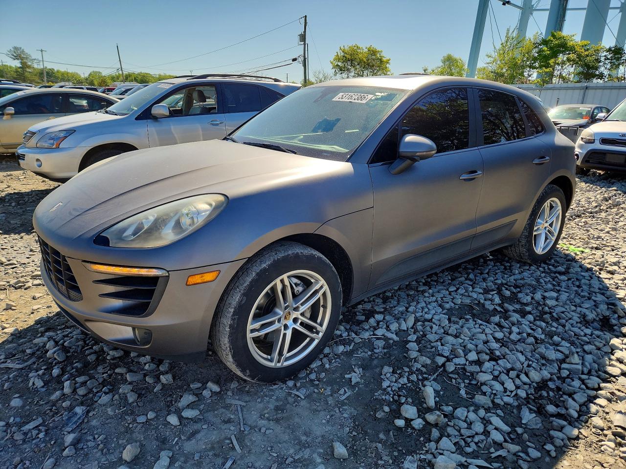 2015 Porsche Macan S Gray vin: WP1AB2A51FLB60141