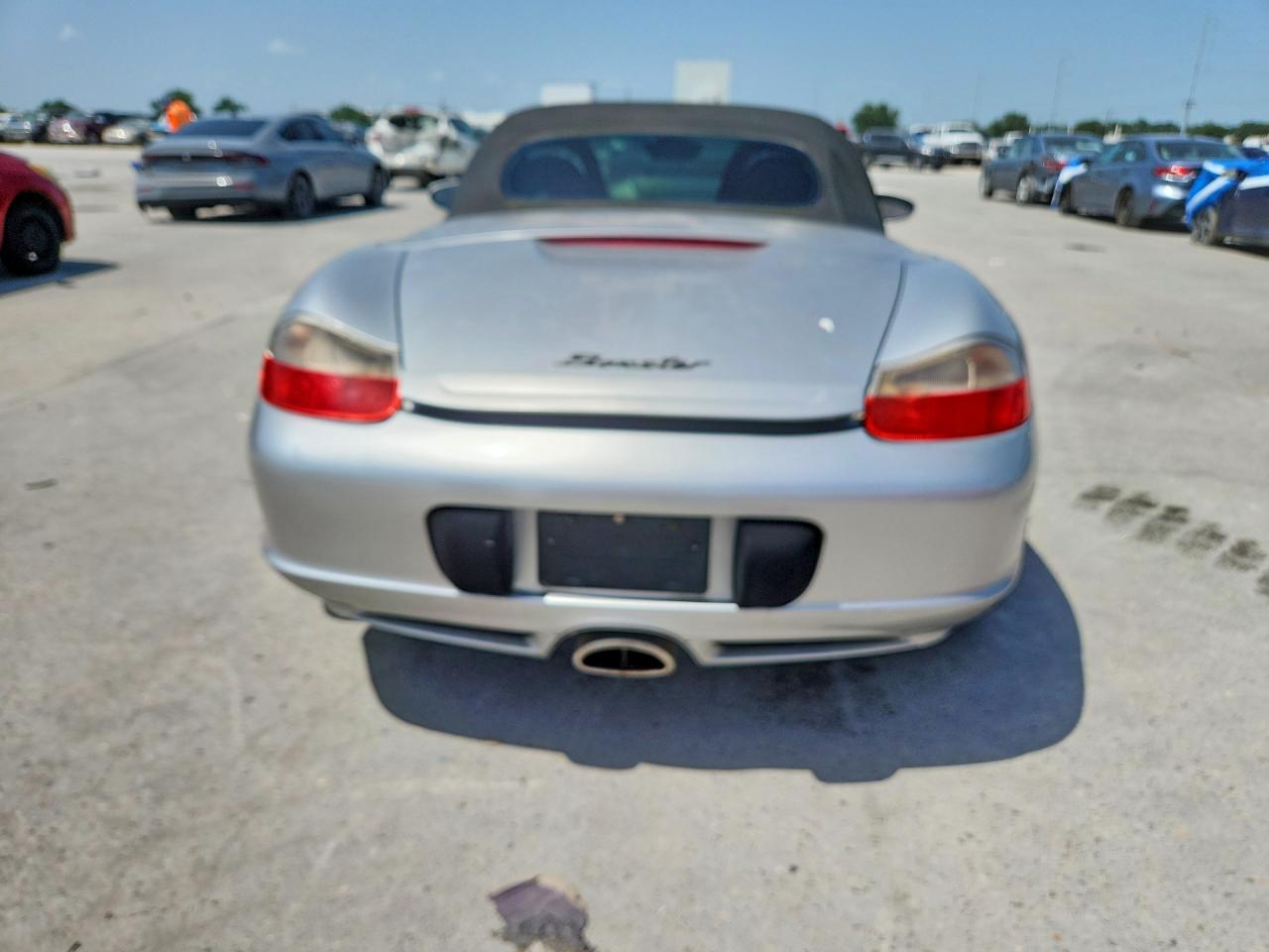 2003 Porsche Boxster Silver vin: WP0CA29813U622456