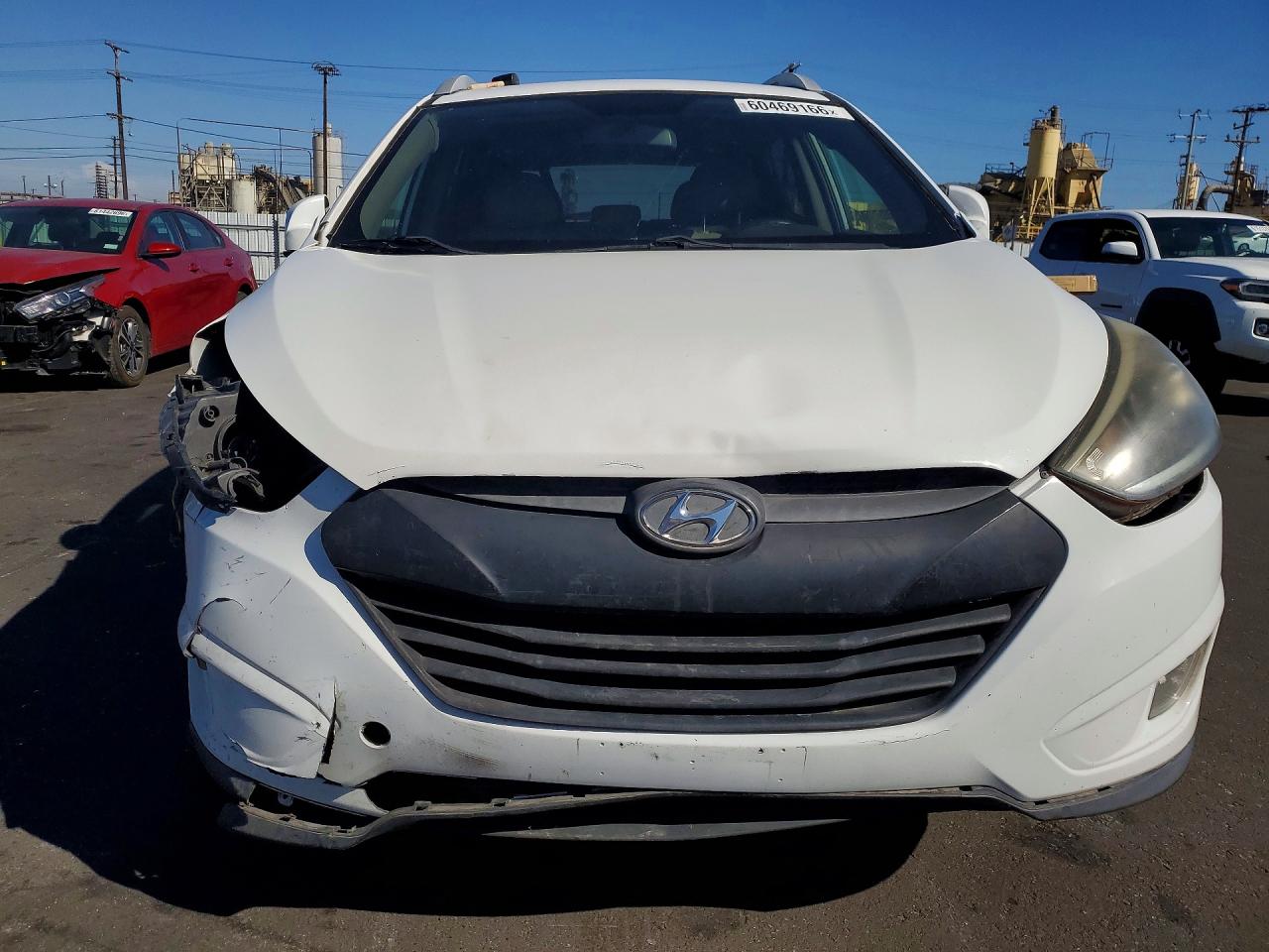2015 Hyundai Tucson Se Белый vin: KM8JU3AG7FU092680