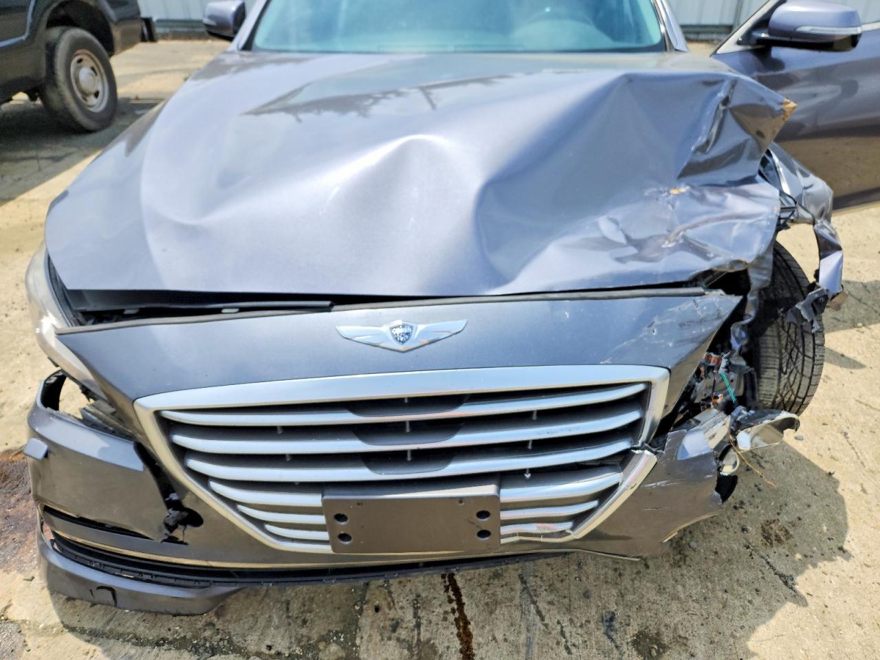 2015 Hyundai Genesis 3.8l Gray vin: KMHGN4JE1FU040425