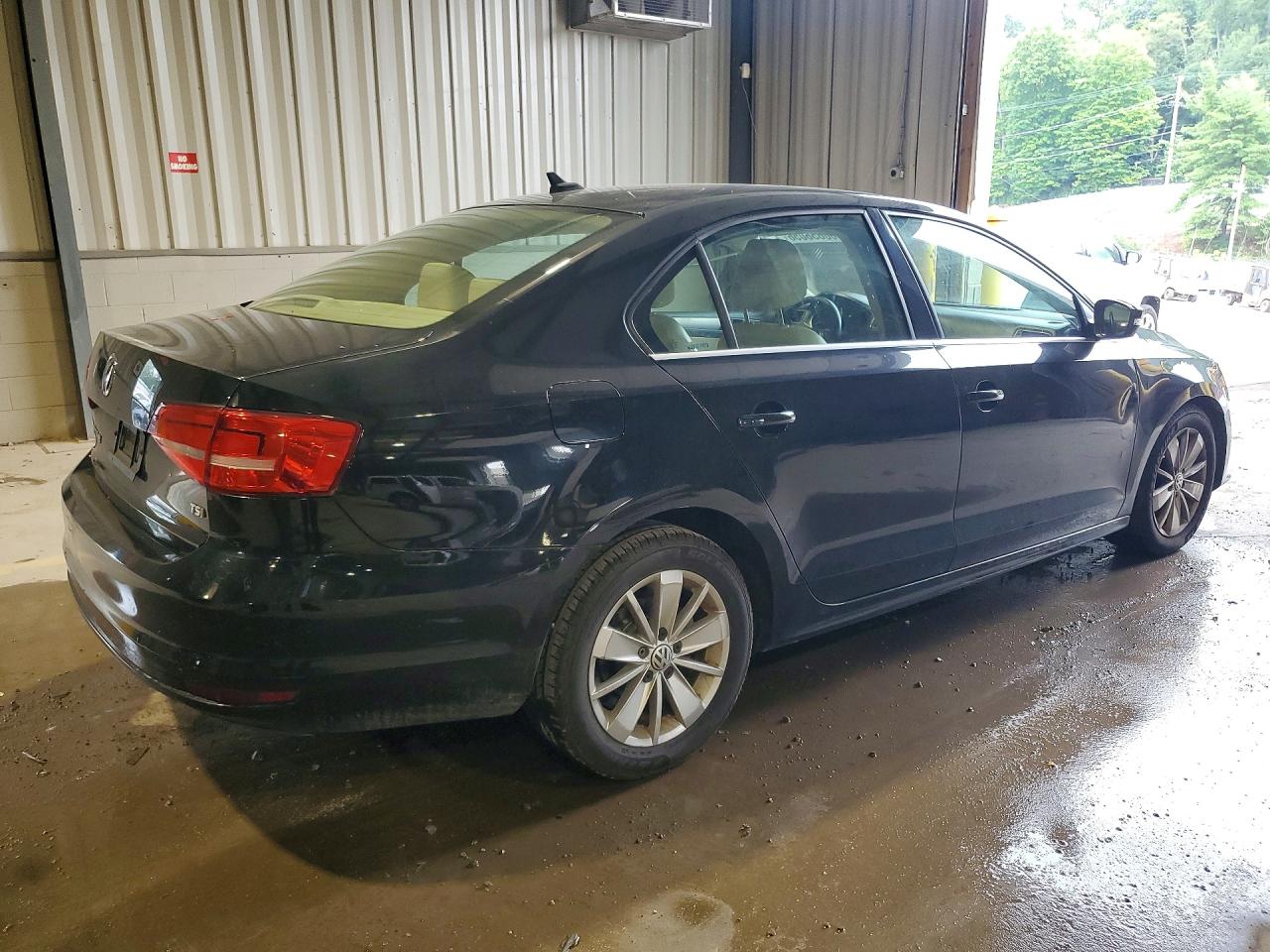 2015 Volkswagen Jetta Se Black vin: 3VWD17AJ0FM290953