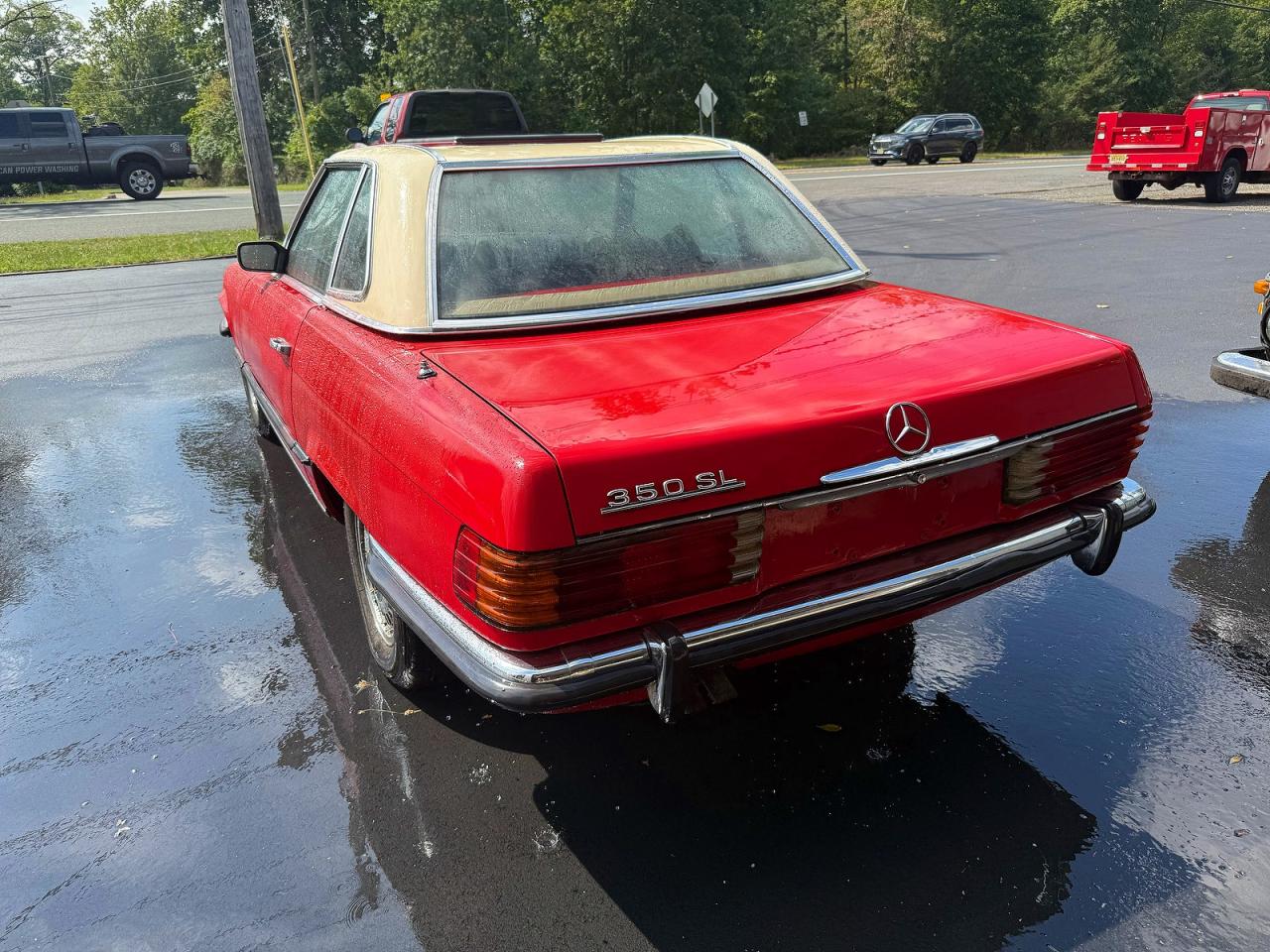 1972 Mercedes-benz 350sl Euro Red vin: 10704412001287