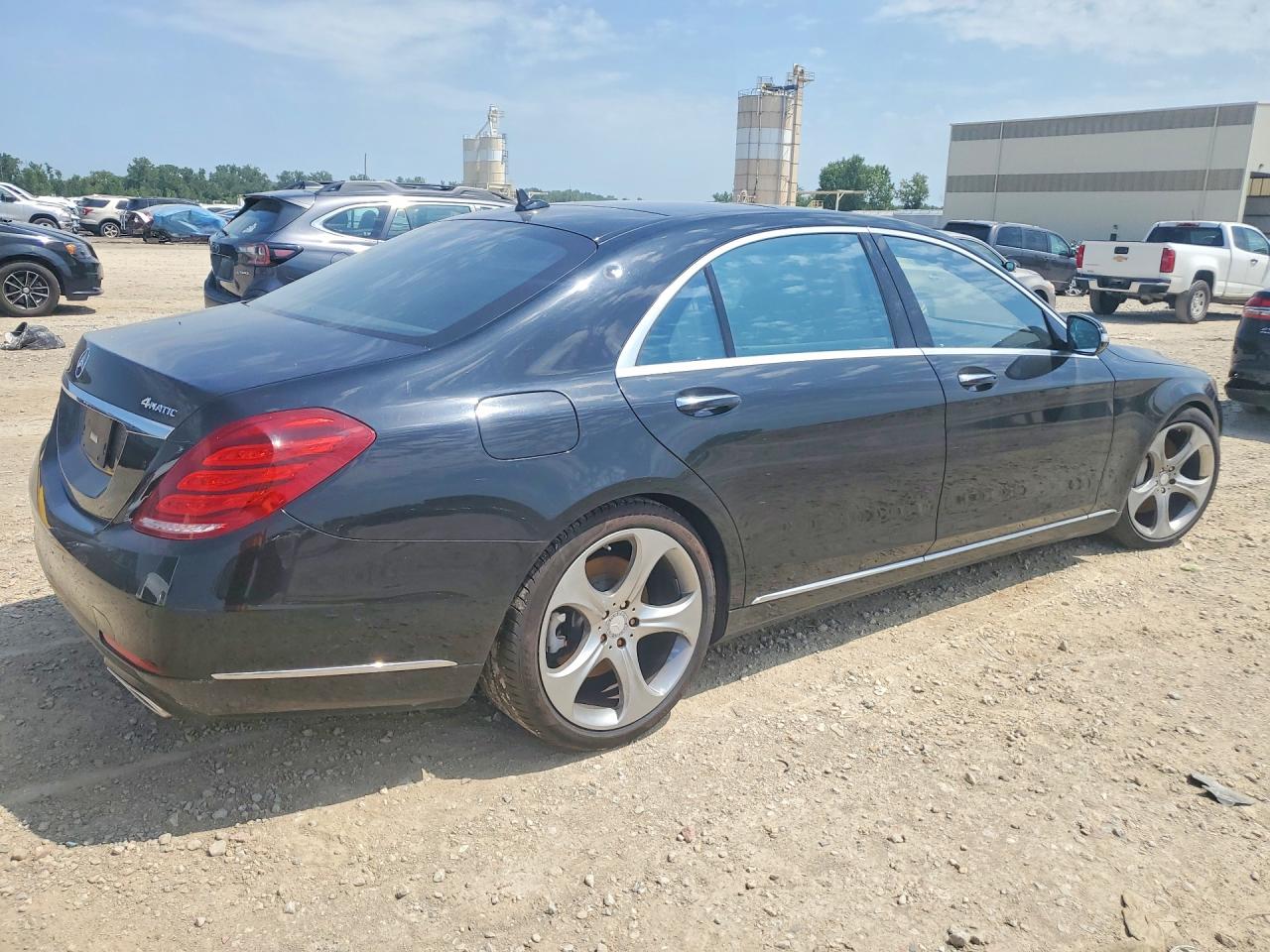 2015 Mercedes-benz S 550 4matic Black vin: WDDUG8FBXFA151988