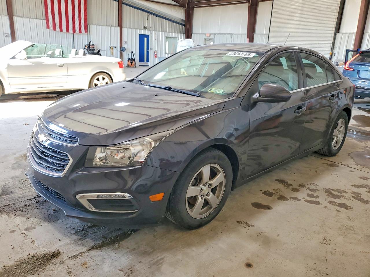 2015 Chevrolet Cruze Lt Charcoal vin: 1G1PC5SB1F7103549