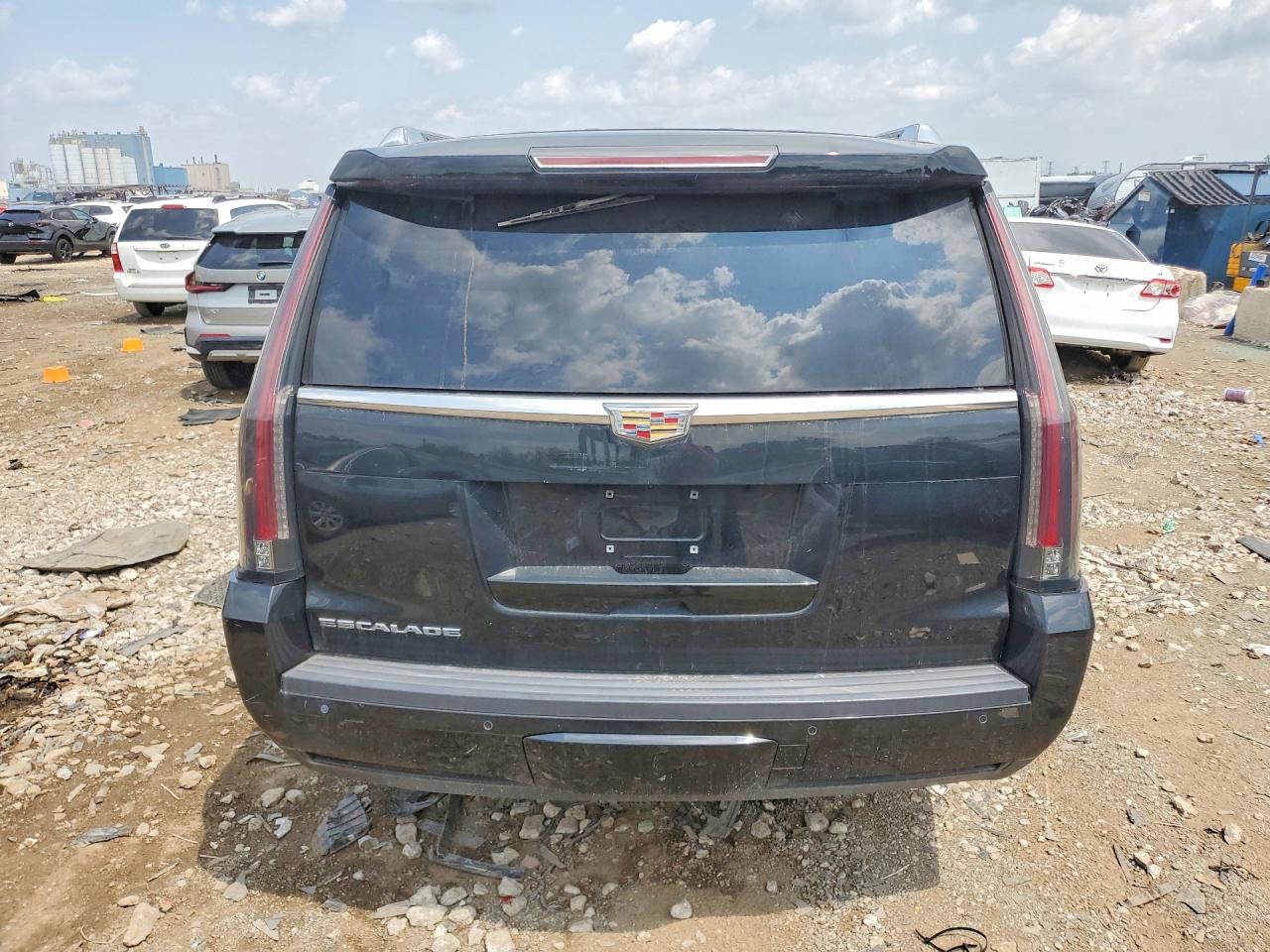 2015 Cadillac Escalade Esv Black vin: 1GYS4RKJXFR590620