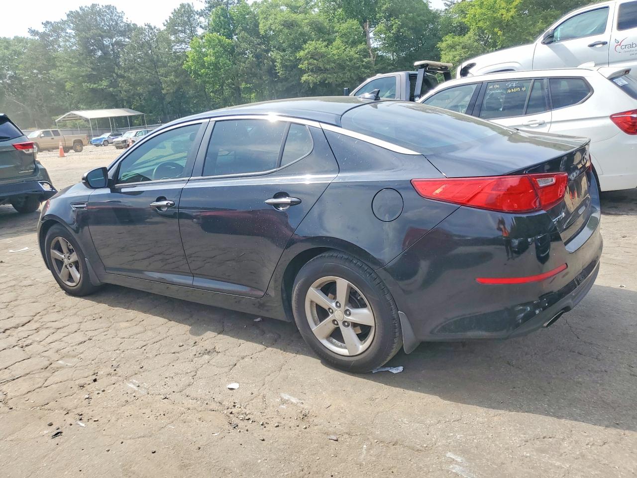 2015 Kia Optima Lx Черный vin: 5XXGM4A79FG448055