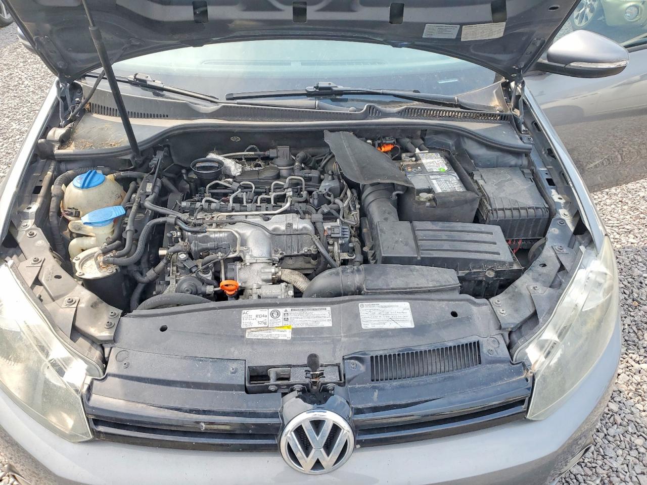 2013 Volkswagen Golf Gray vin: WVWDM7AJ4DW062106