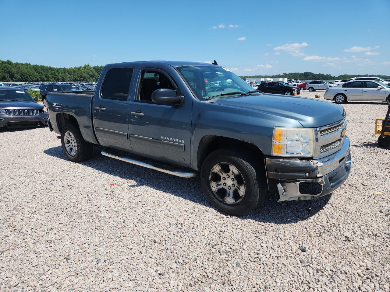 2013 Chevrolet Silverado K1500 Ls Blue vin: 3GCPKREA2DG128871