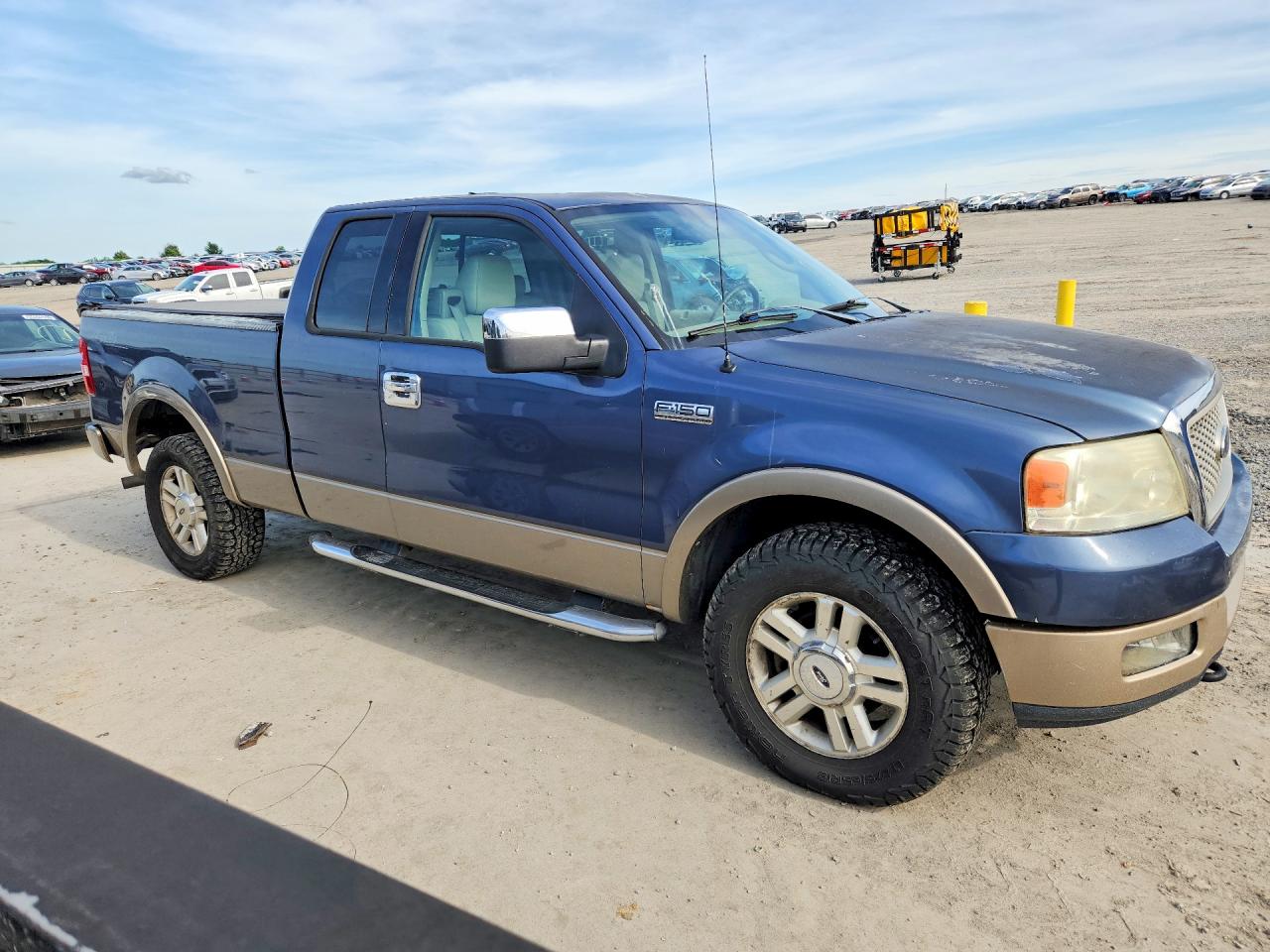 2004 Ford F150 Blue vin: 1FTPX14514NC04949