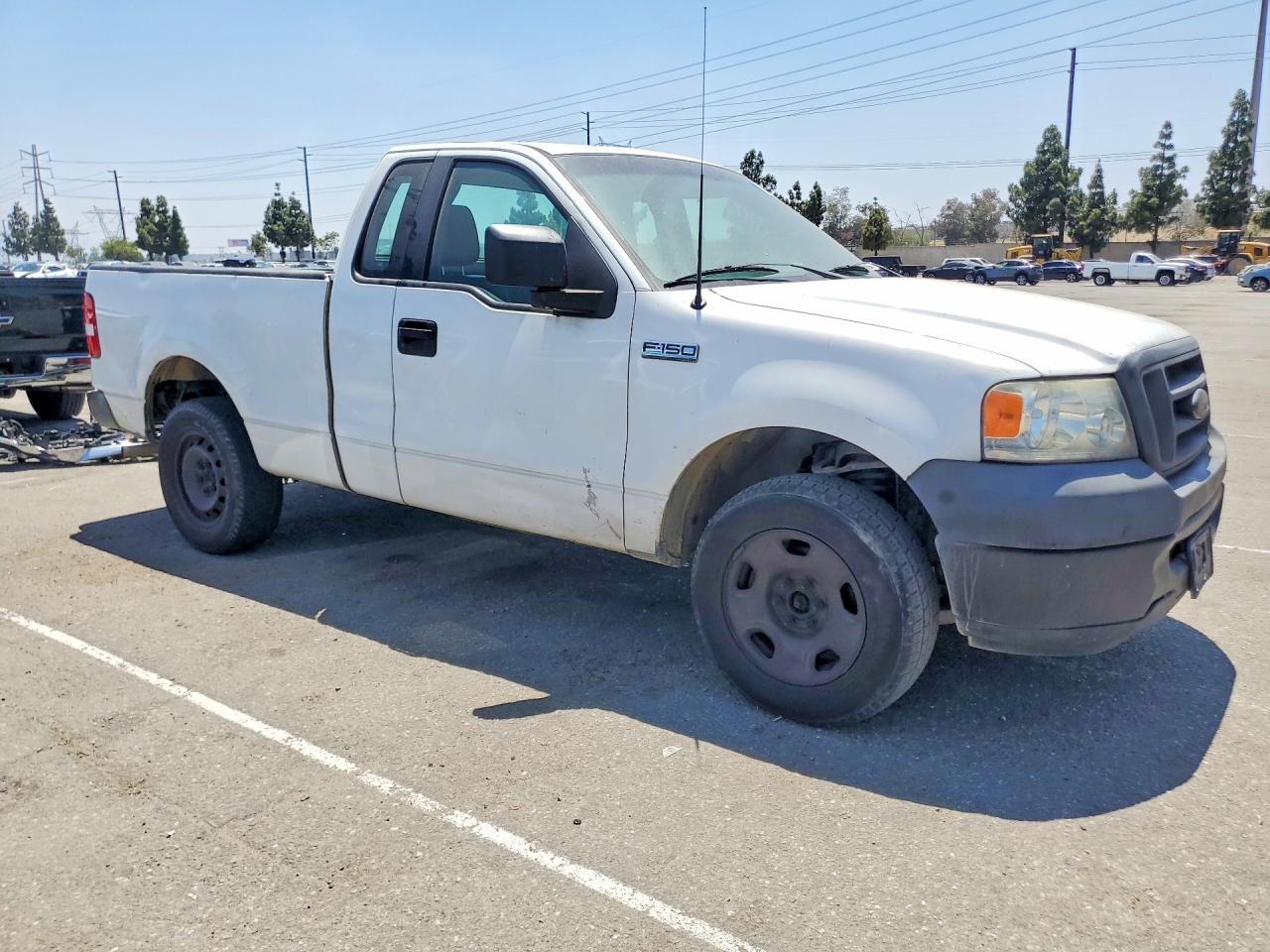 2006 Ford F150 White vin: 1FTRF12216NB72625