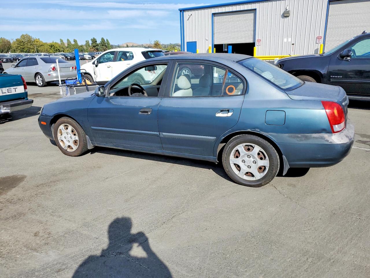 2003 Hyundai Elantra Gls Teal vin: KMHDN45DX3U567458