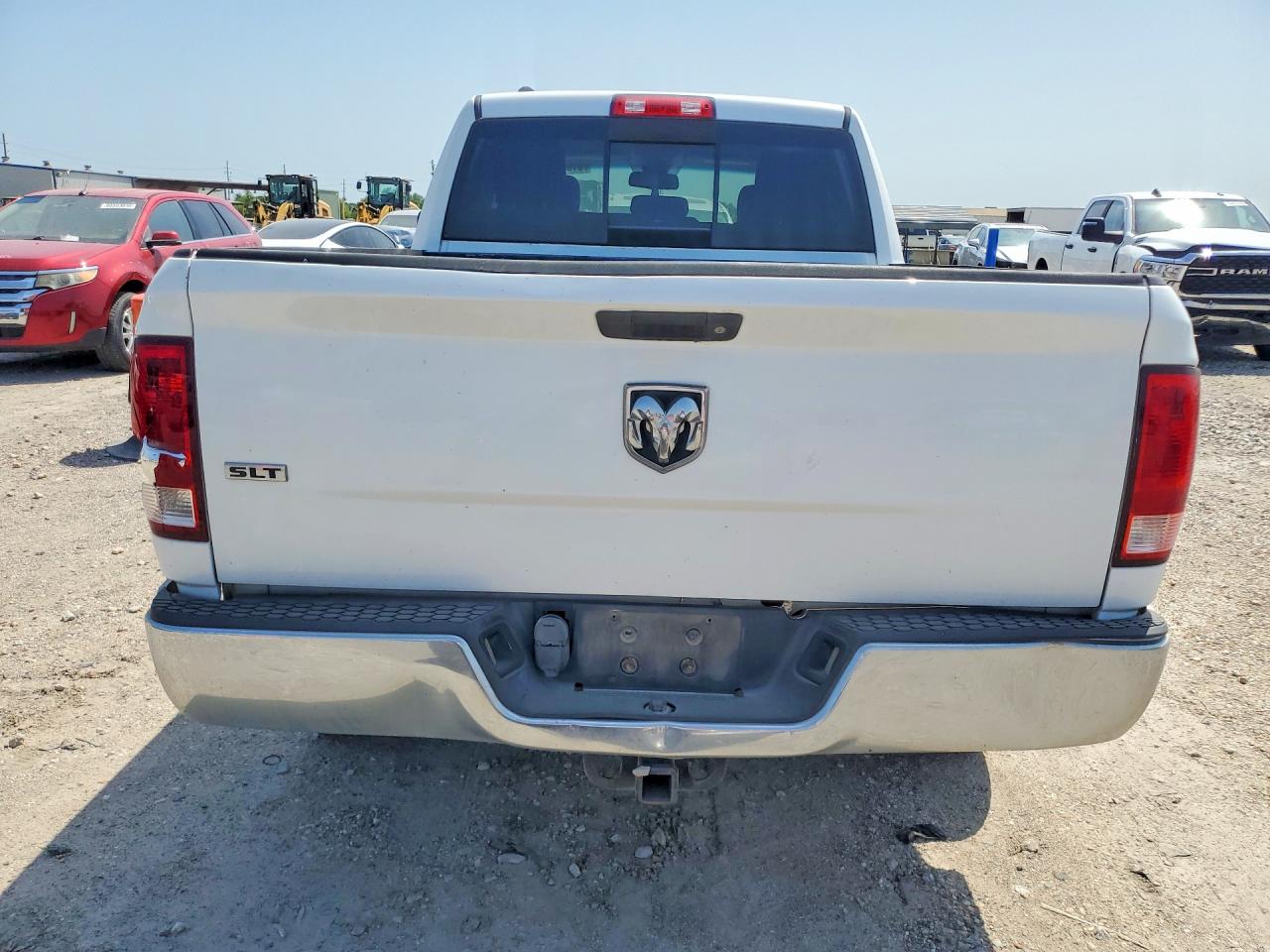 2014 Ram 1500 Slt White vin: 1C6RR7GT9ES149970