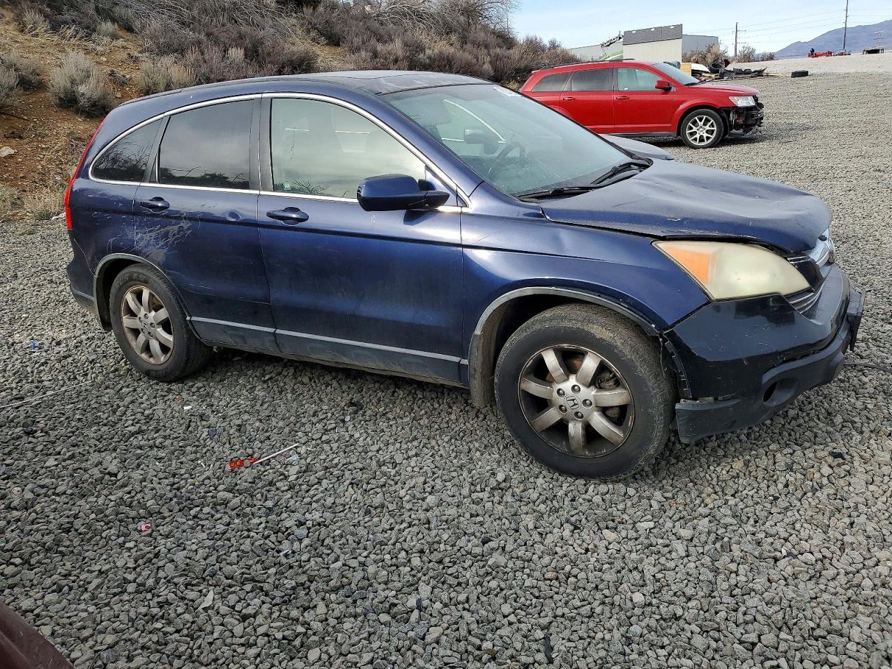 2008 Honda Cr-v Exl Blue vin: JHLRE48738C069571