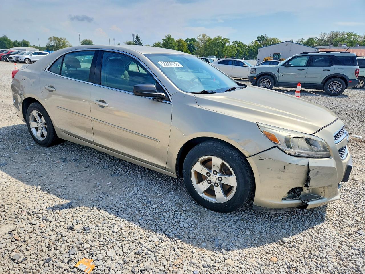 2013 Chevrolet Malibu Ls Желто-коричневый vin: 1G11B5SA0DF260217
