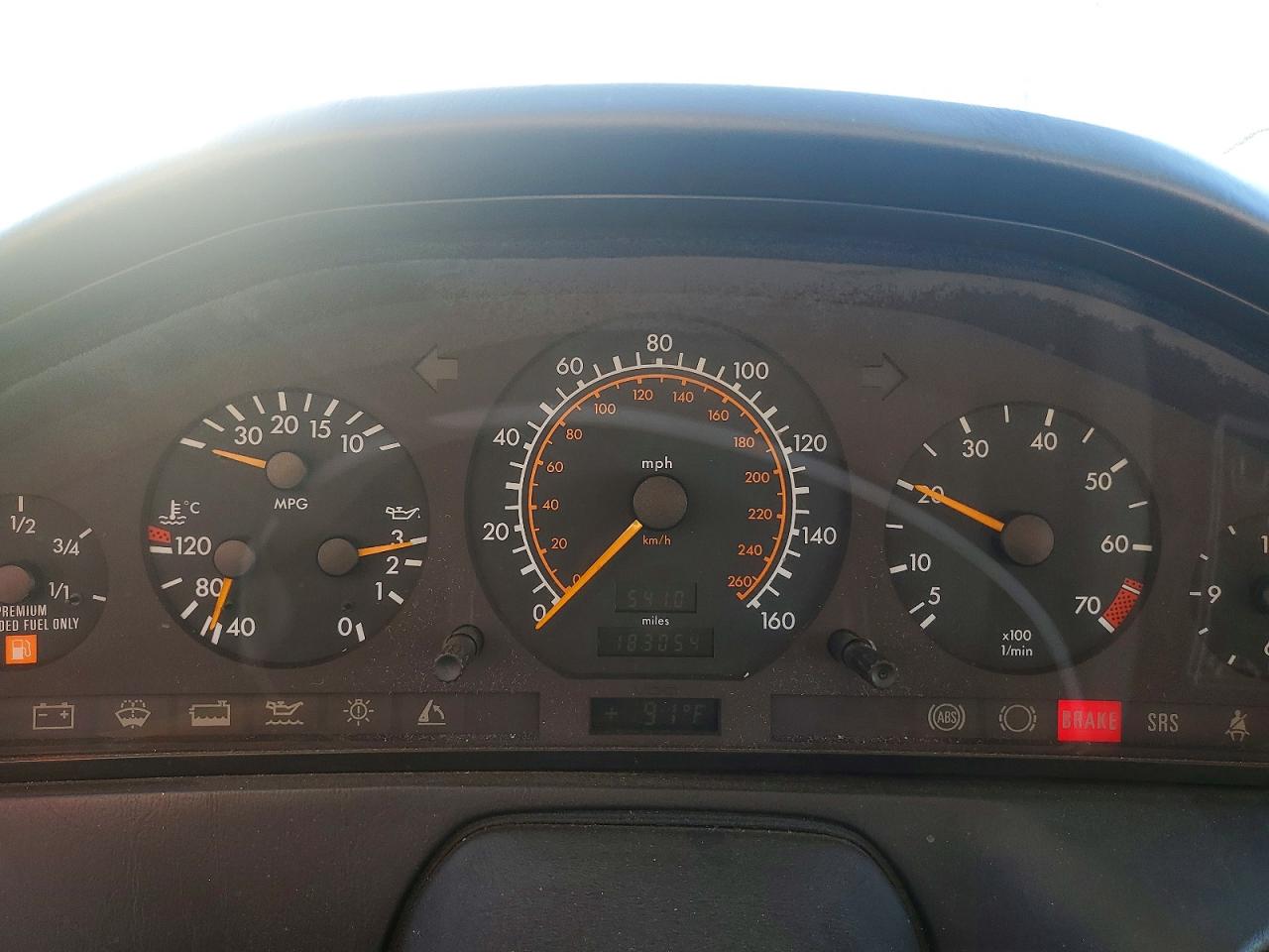 1994 Mercedes-benz Sl 320 Green vin: WDBFA63E0RF101243
