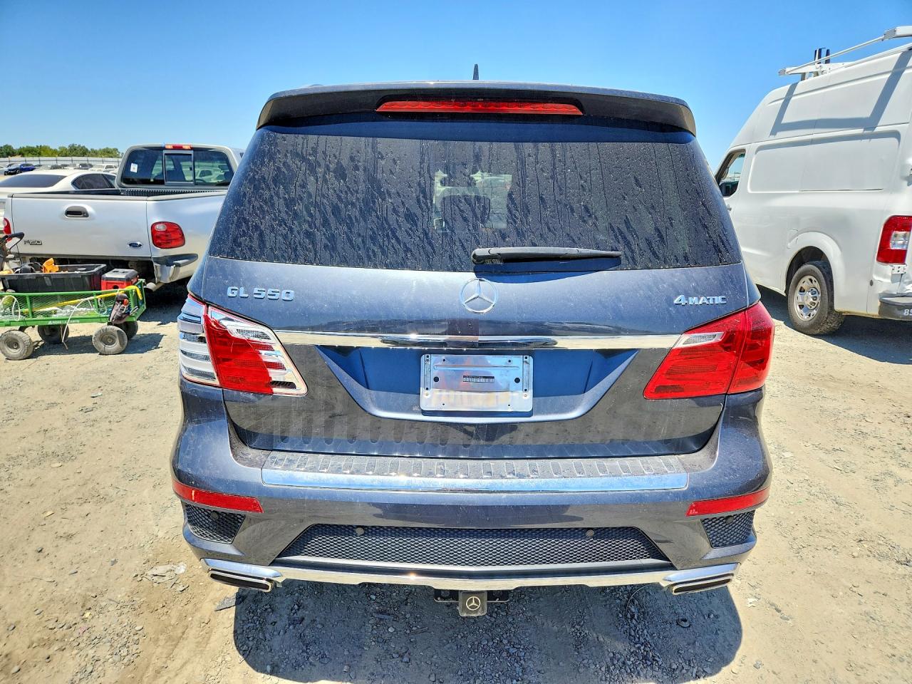 2015 Mercedes-benz Gl 550 4matic Gray vin: 4JGDF7DE2FA475498