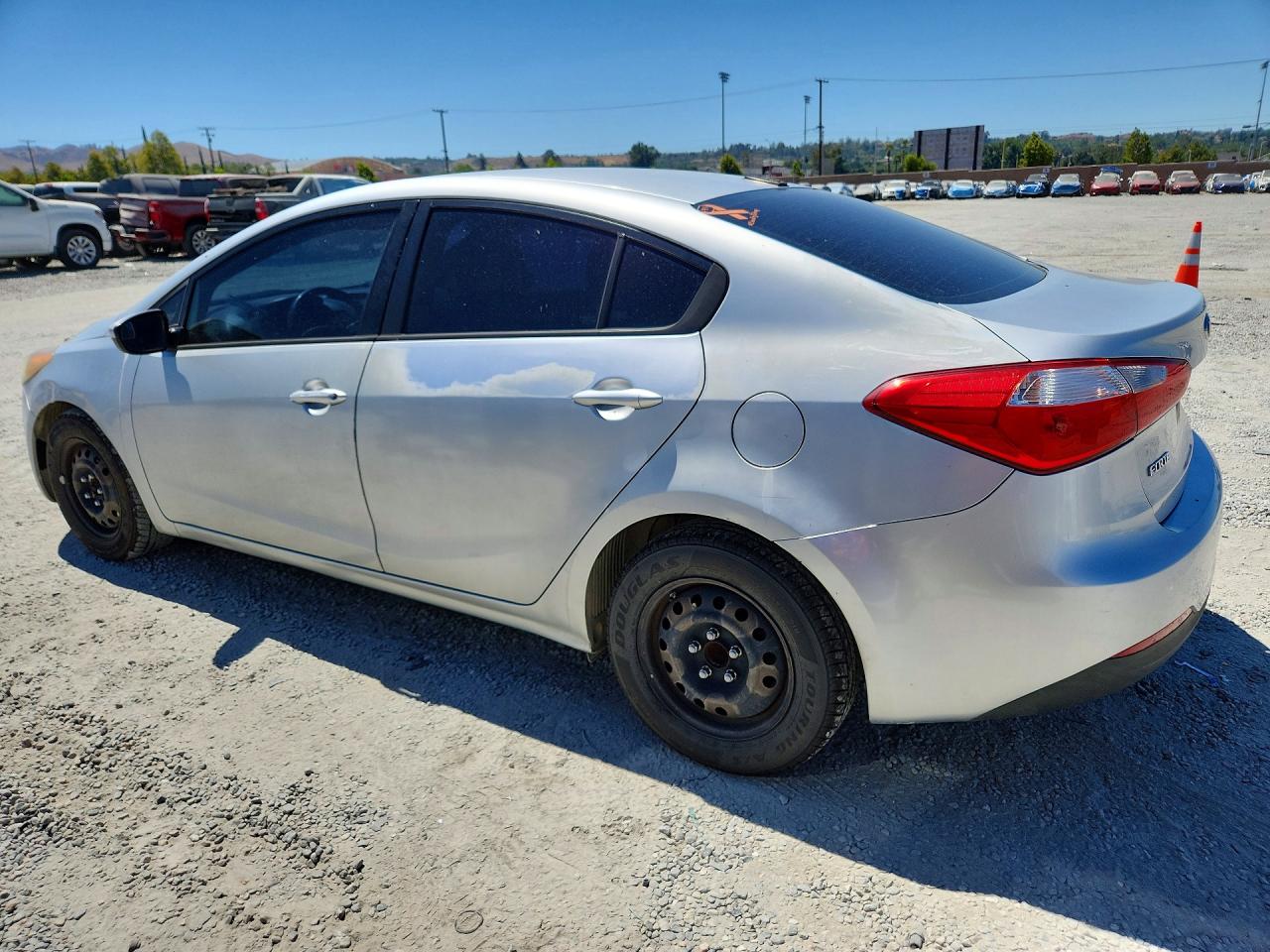 2014 Kia Forte Lx Серебряный vin: KNAFK4A64E5120020
