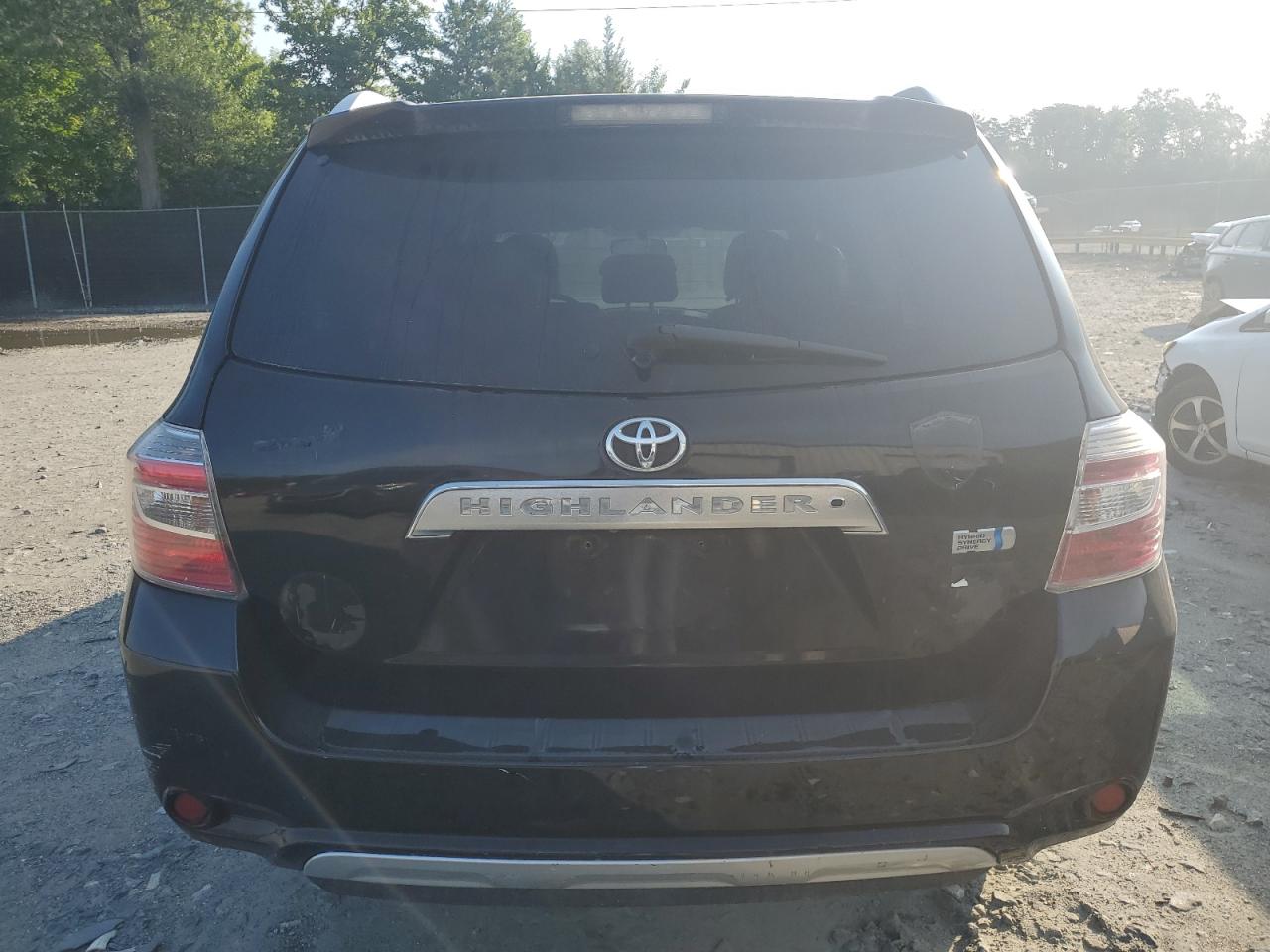 2010 Toyota Highlander Hybrid Черный vin: JTEBW3EH6A2039717
