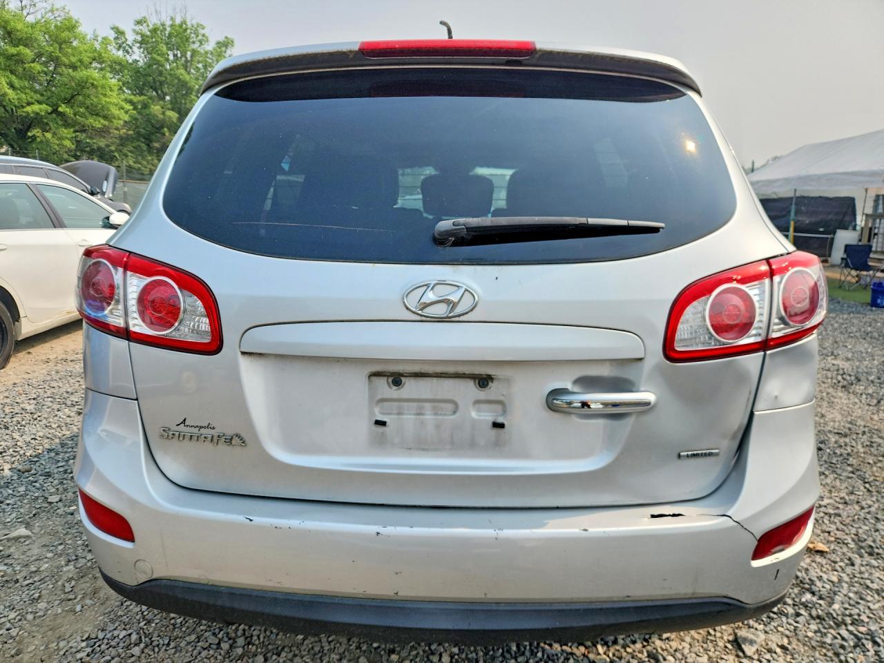 2012 Hyundai Santa Fe Limited Silver vin: 5XYZK3AB1CG112386