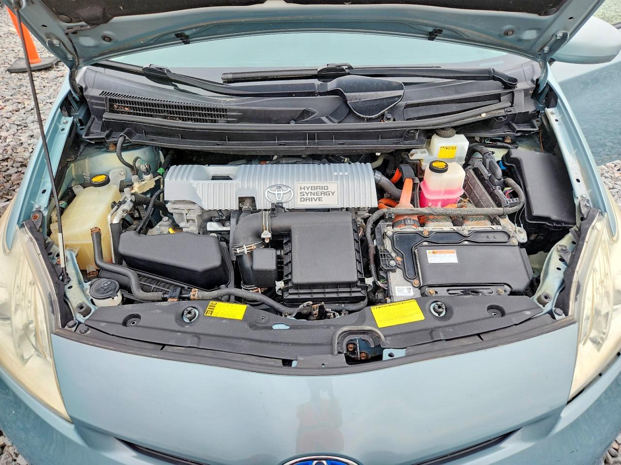 2013 Toyota Prius Two Turquoise vin: JTDKN3DU7D1663459