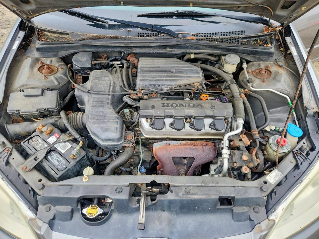 2005 Honda Civic Lx Brown vin: 2HGES165X5H630489
