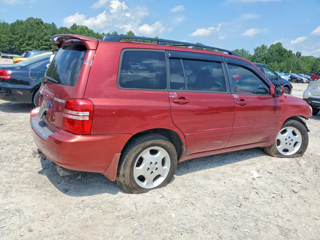 2005 Toyota Highlander Limited Red vin: JTEEP21A150120946