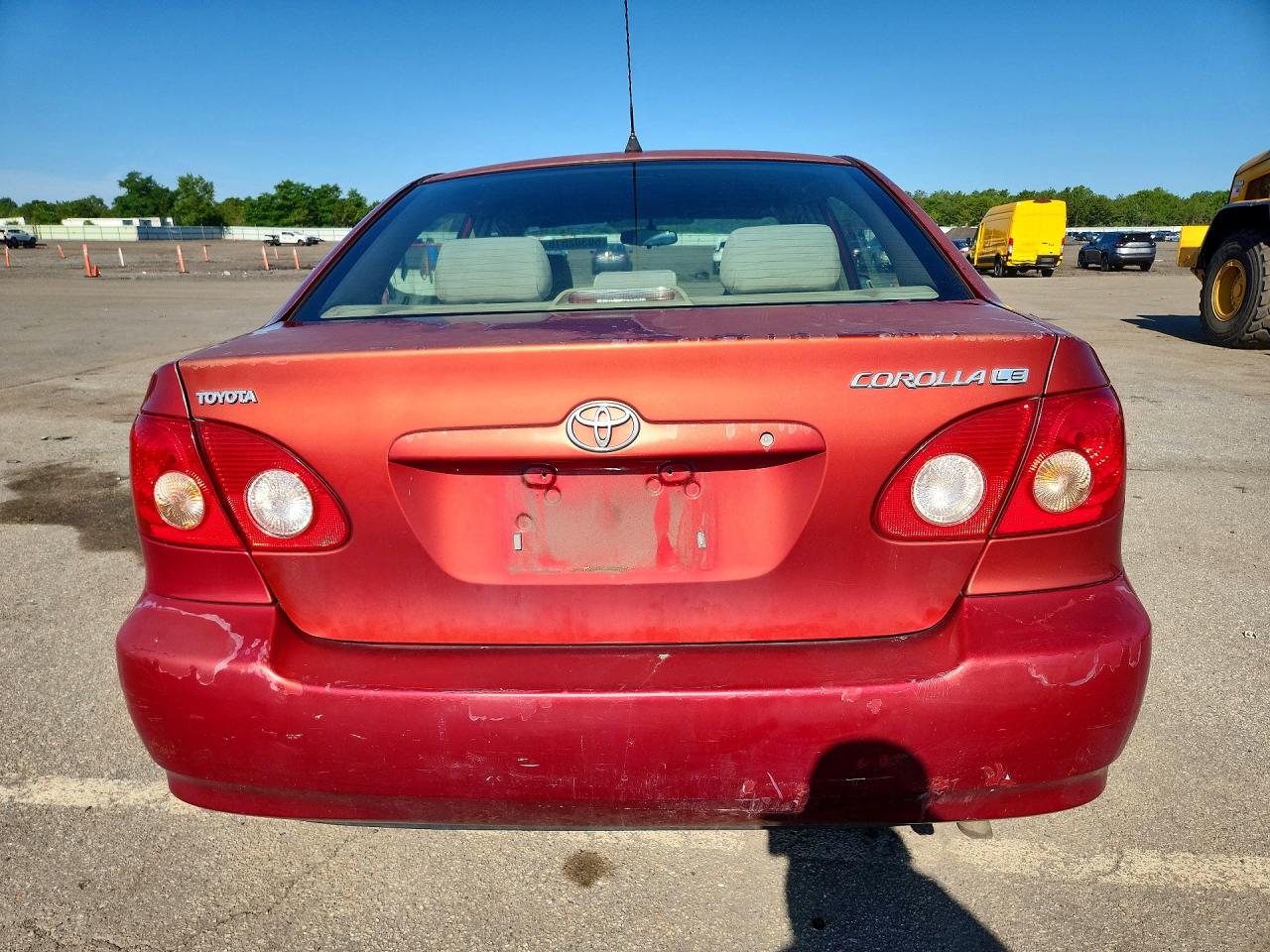 2006 Toyota Corolla Le Red vin: 2T1BR32EX6C560258